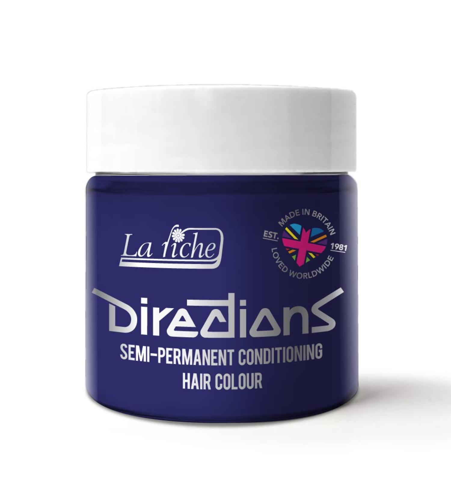 La Riche Directions Semi-Permanent Hair Color 100ml Tub - Midnight Blue Midnight Blue 100.00 ml (Pack of 1)