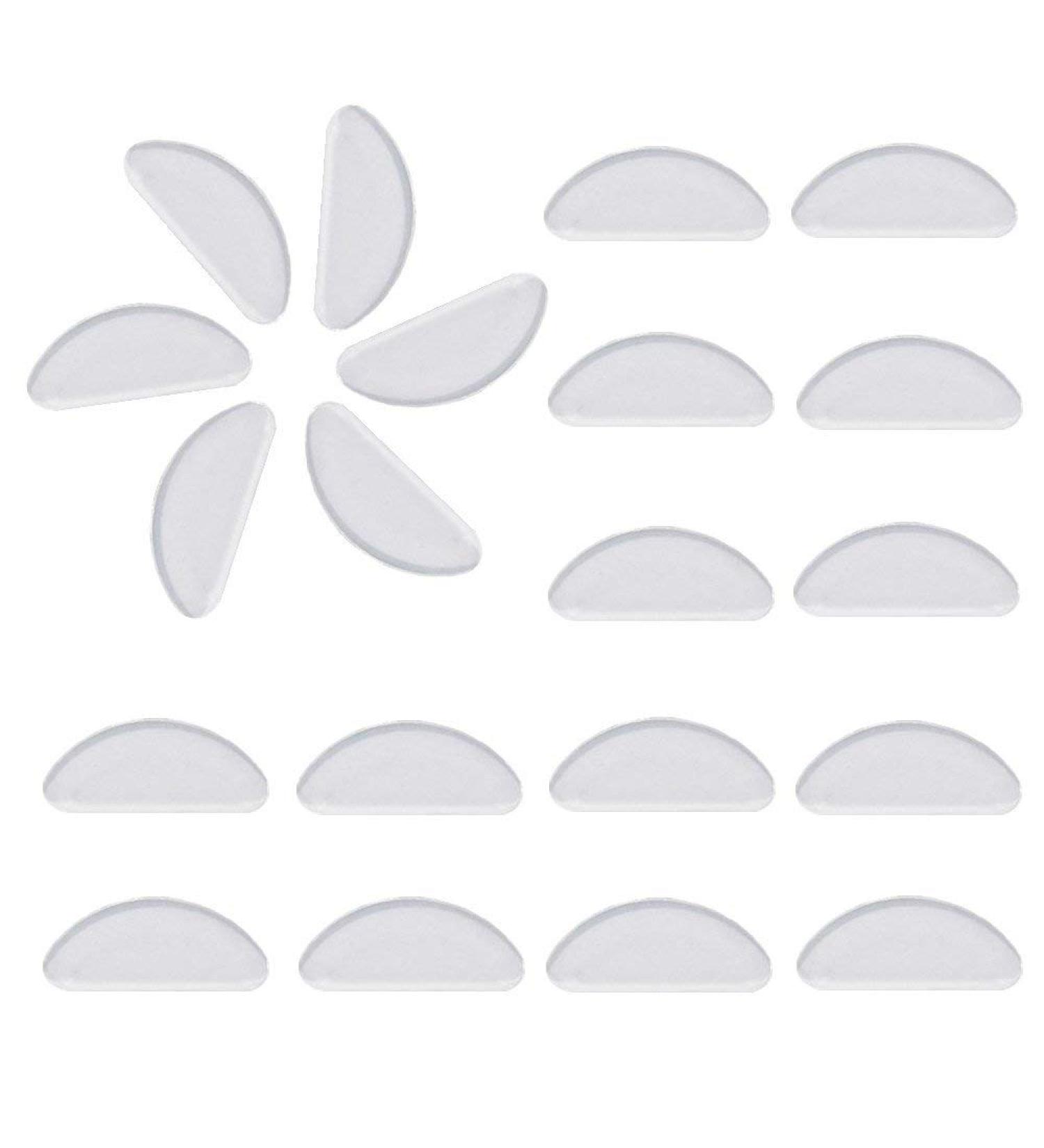 10 Pairs Adhesive Nose Pads | Anti-Slip Silicone Eyeglass Pads for Glasses & Sunglasses (Transparent 1 mm) - International Shipping Available - Buy Online on GoSupps.com