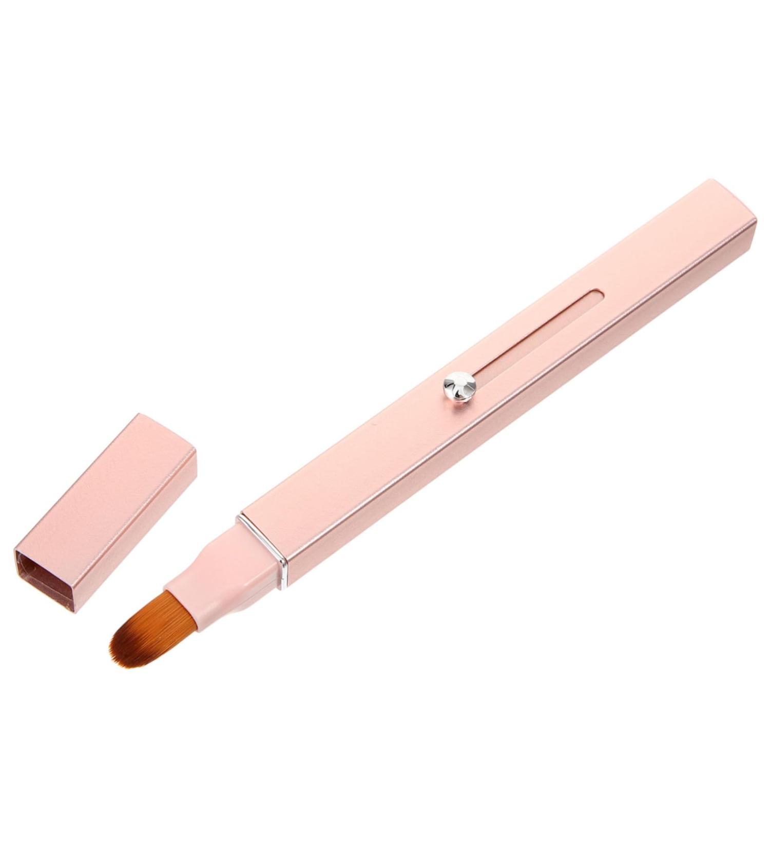 Balacoo Lip Makeup Brush - Retractable Lipstick Applicator Wands for Women | Double Head Concealer Brush | Pink Artificial Fiber - Buy Online on GoSupps.com