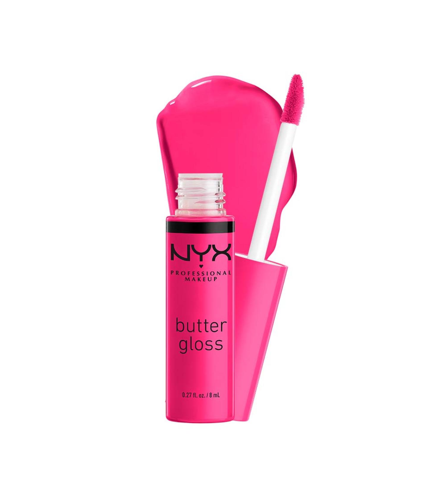 NYX Butter Gloss Summer Fruit - Hot Pink Lip Gloss 0.27 Fl Oz - Buy Online on GoSupps.com
