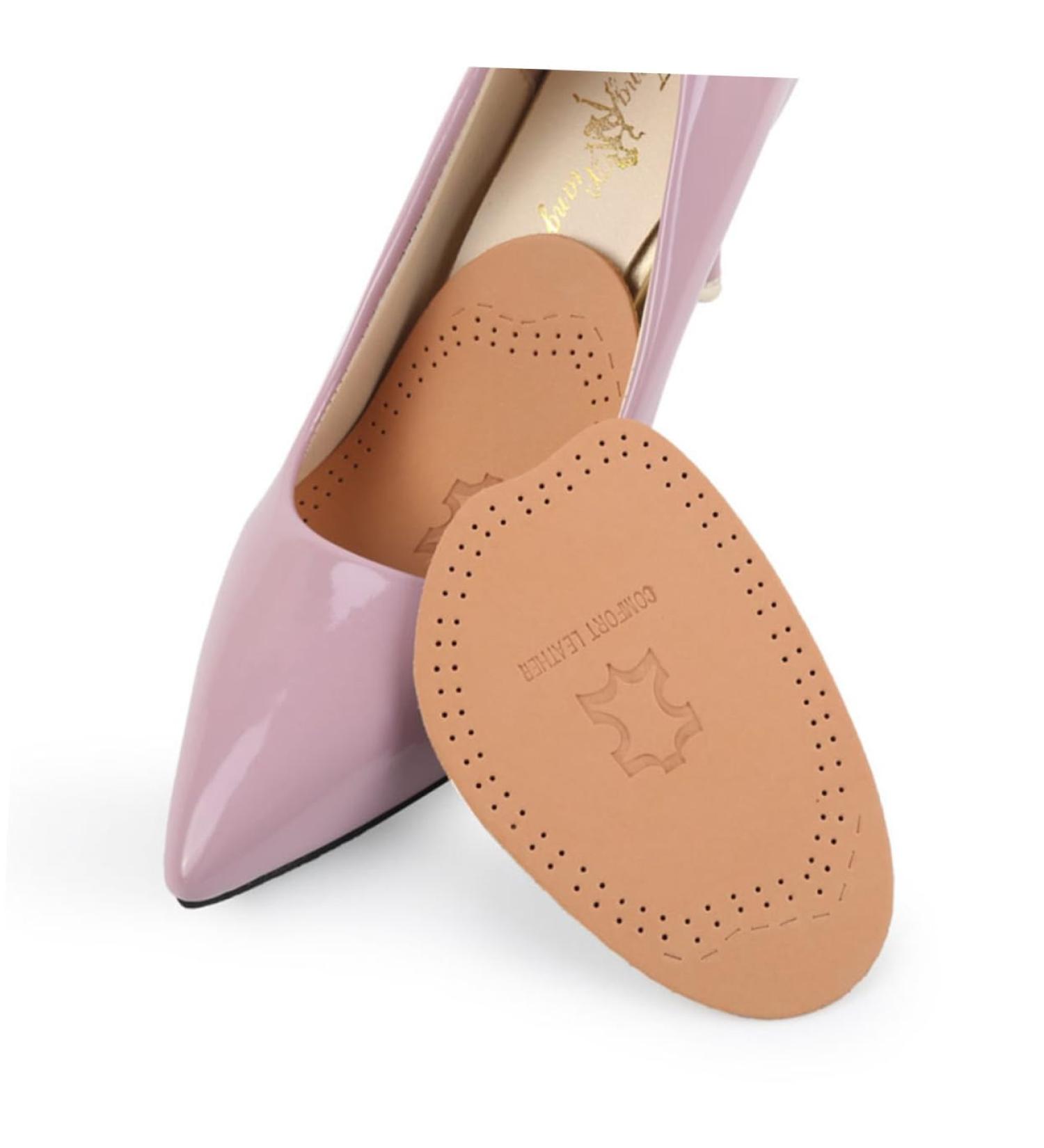 Didiseaon Half Foot Cushions - Breathable Leather Insoles for Men & Women | Forefoot Comfort & Support - Buy Online on GoSupps.com