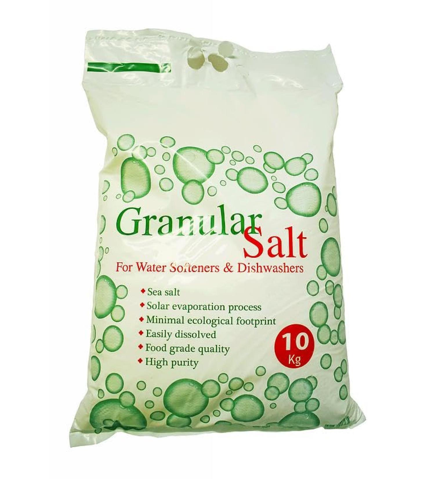 GABZ 10kg Pure Granular Dishwasher Salt: | Essential for Spotless Dishes | Prevents Limescale Build-Up | Compatible with All Dishwasher Brands (1) - Buy Online on GoSupps.com