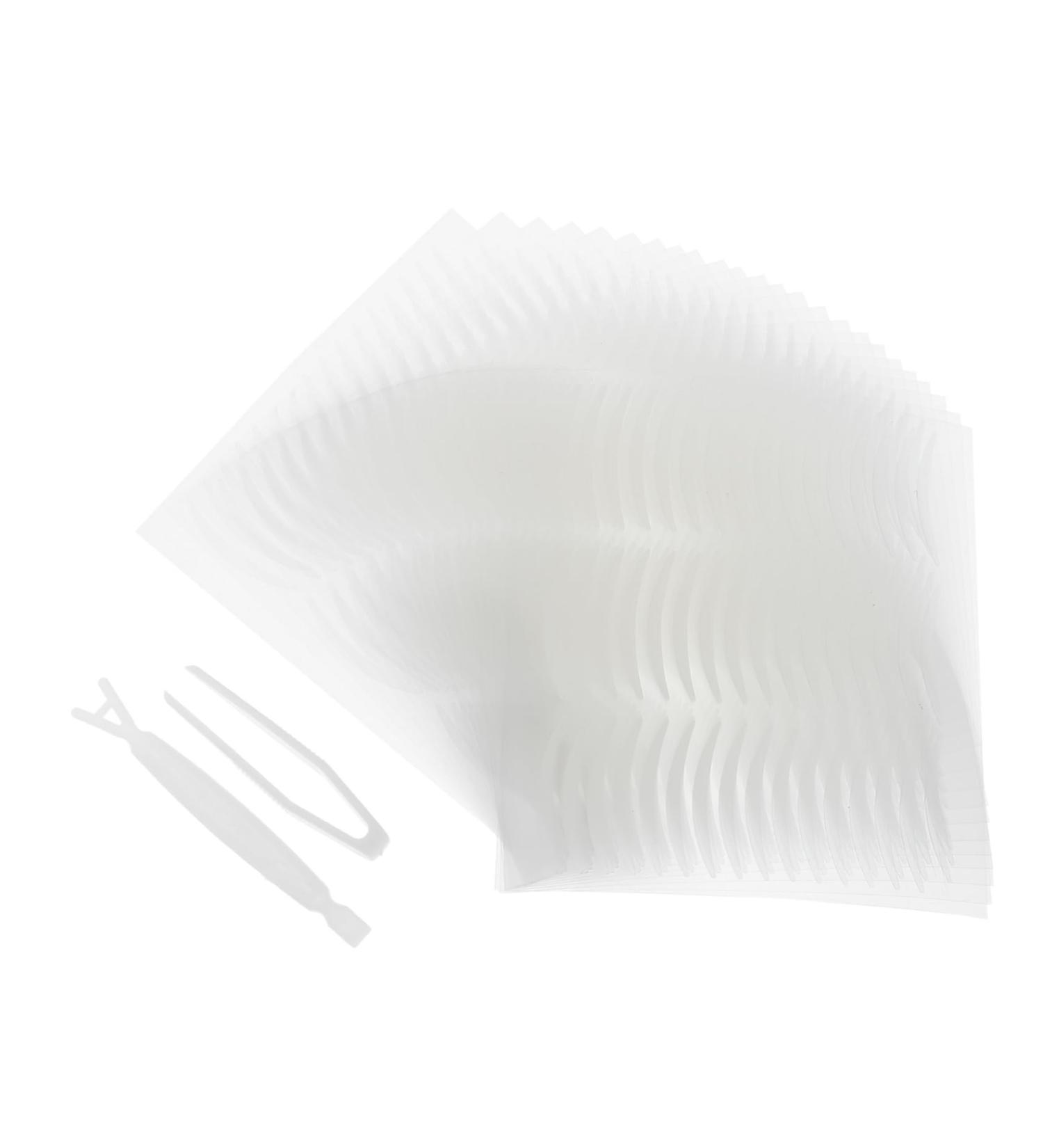 BIUDECO 2sets Double Eyelid Sticker Stickers Lace Net Eyelid Strips Natural Double Eyelid Tape Woman Girl - Buy Online on GoSupps.com