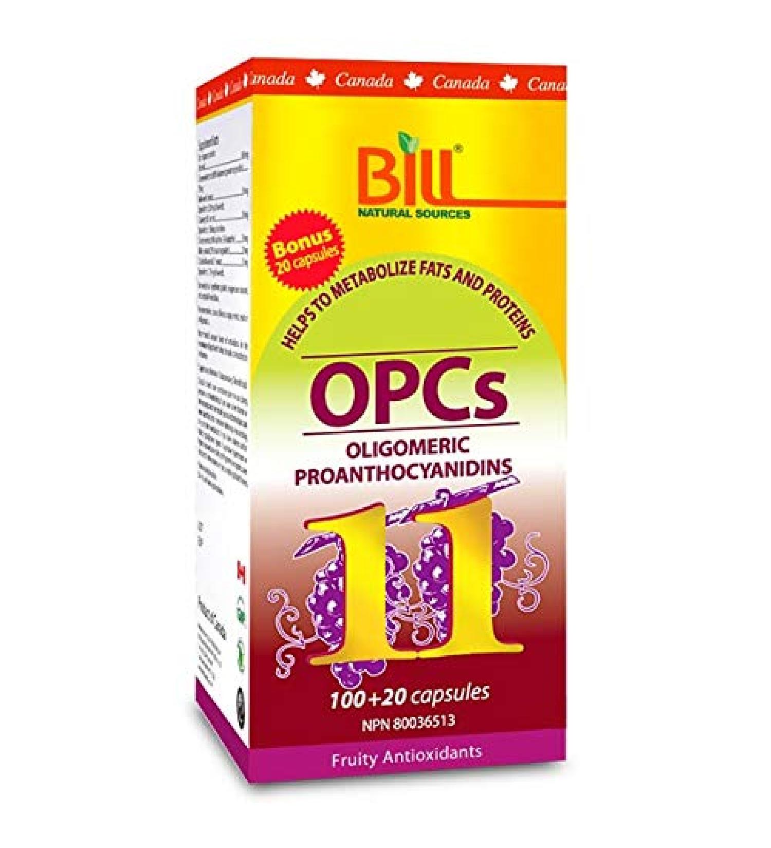 Bill Natural Sources OPCs-11 Super Antioxidant 120 caps - Buy Online on GoSupps.com