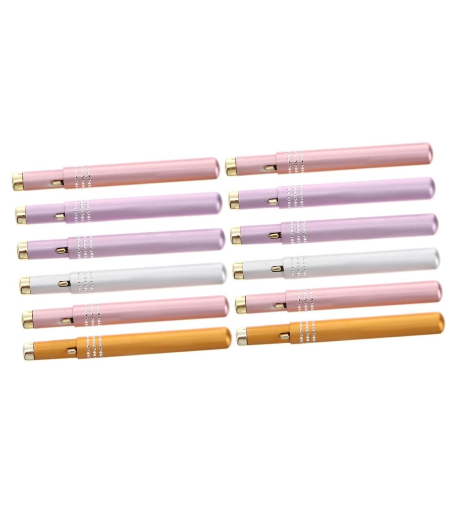 12 Pcs Retractable Lip Brush Set - Portable Lipstick Applicator & Makeup Brushes for Women | Exfoliating Eyeshadow & Lip Mask Brushes - Buy Online on GoSupps.com
