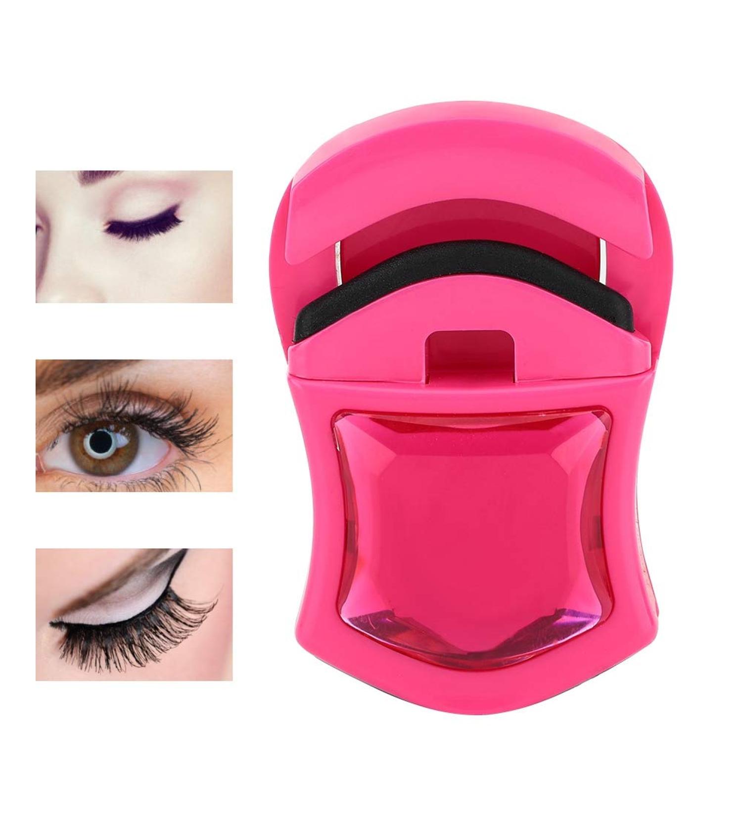 Portable Mini Eyelash Curler - Rose Red | Achieve Natural-Looking Lashes Anywhere - Buy Online on GoSupps.com