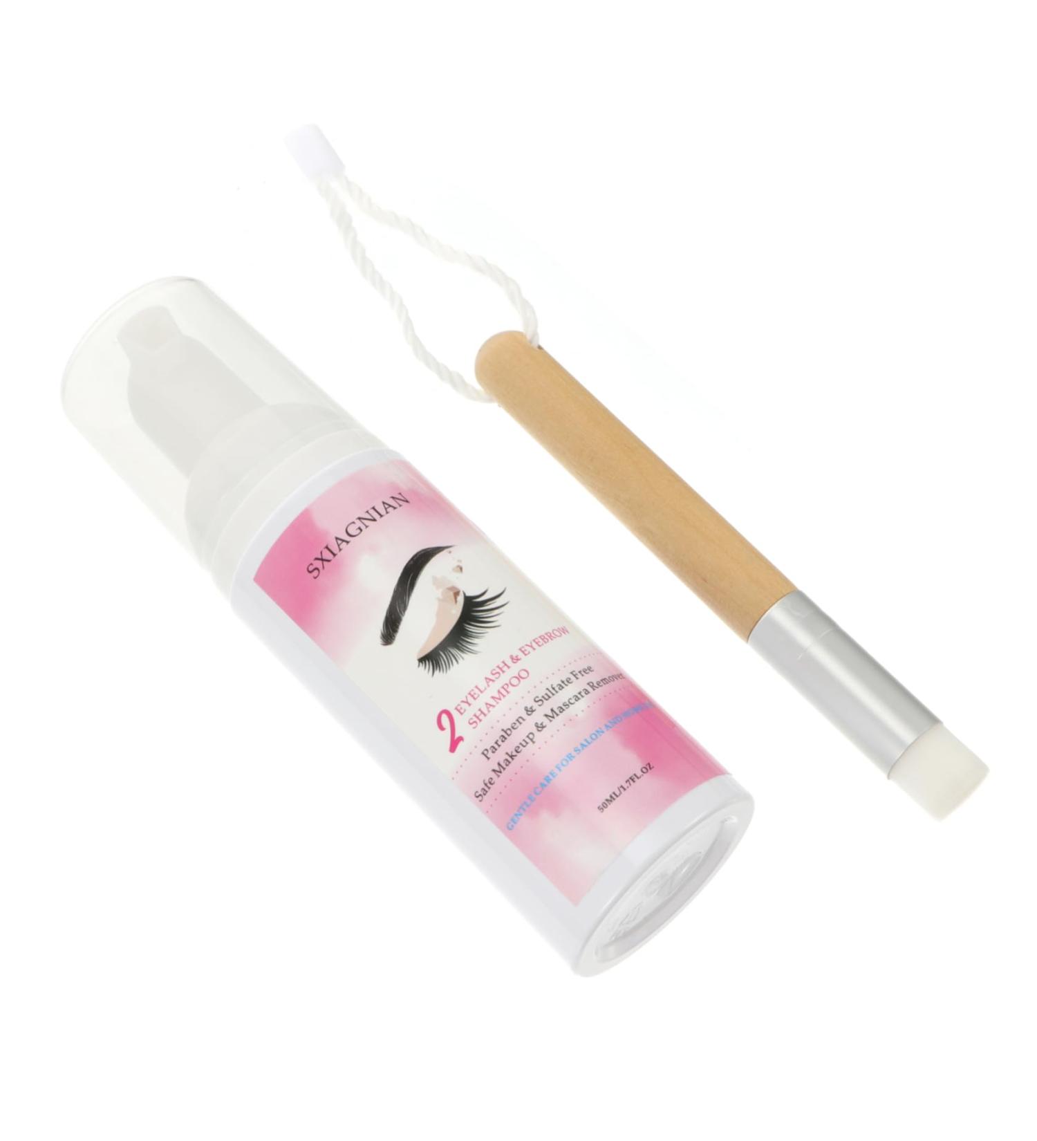 Balacoo Eyelash Cleansing Mousse & Lash Glue Remover - 2-in-1 Eye Cleaner & Mascara Wash with Boho Alligator Hair Clips - International Shipping Available - Buy Online on GoSupps.com