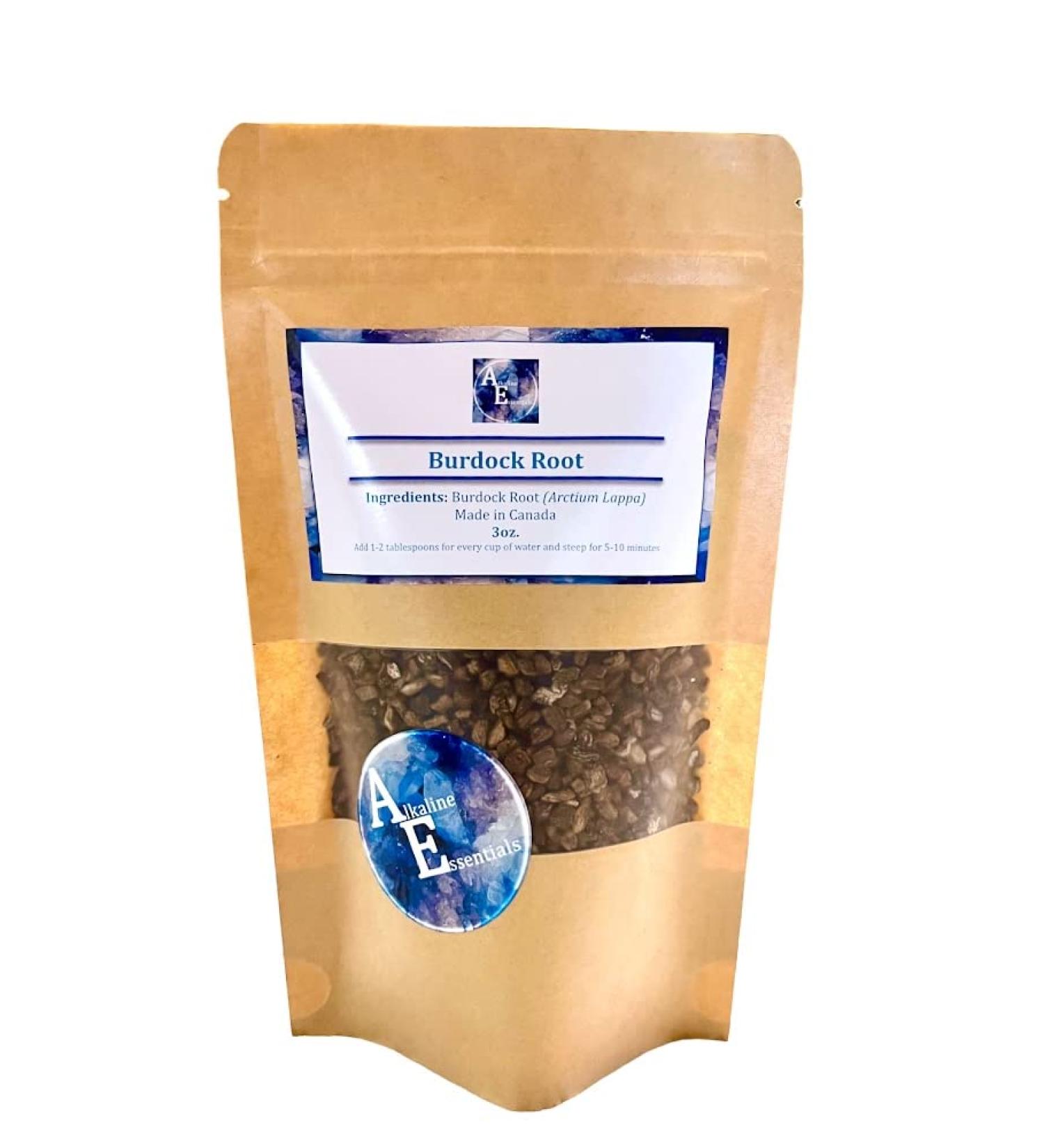 Burdock Root 3 oz/Herbal Tea/Alkaline Essentials - Buy Online on GoSupps.com