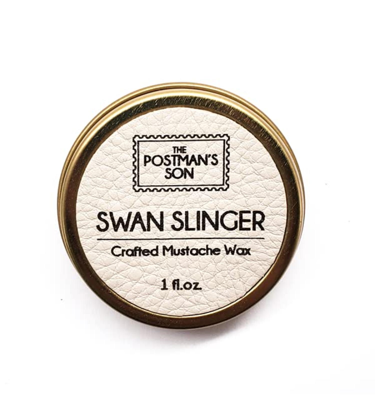 Buy The Postman's Son SWAN SLINGER Mustache Wax - 1 fl oz | International Shipping Available - Buy Online on GoSupps.com