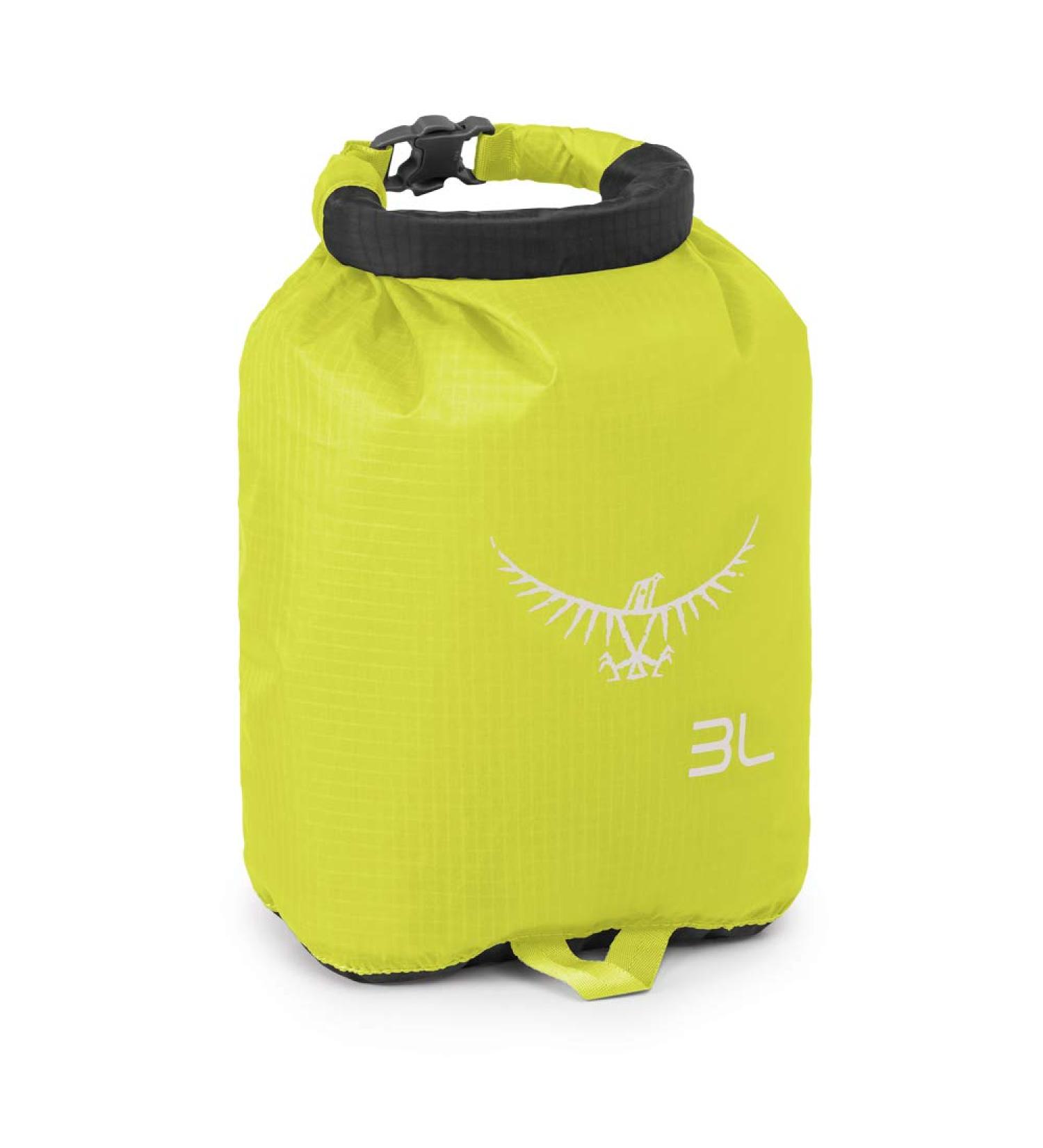 Osprey UltraLight 3 Dry Sack - Electric Lime | Waterproof Storage Bag - Buy Online on GoSupps.com