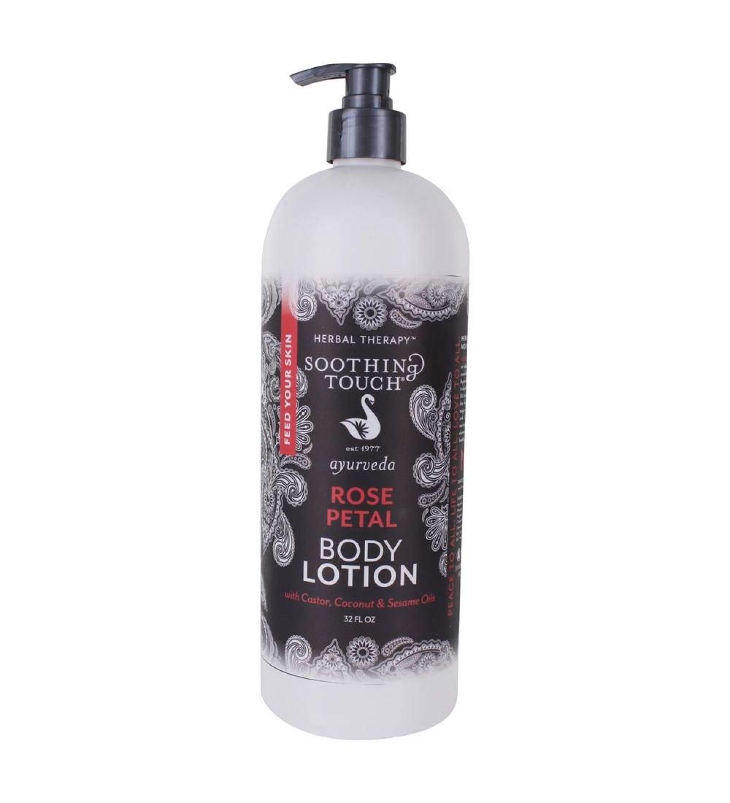 SOOTHING TOUCH Rose Petal Body Lotion 32oz â€“ Hydrate & Nourish Skin - Buy Online on GoSupps.com