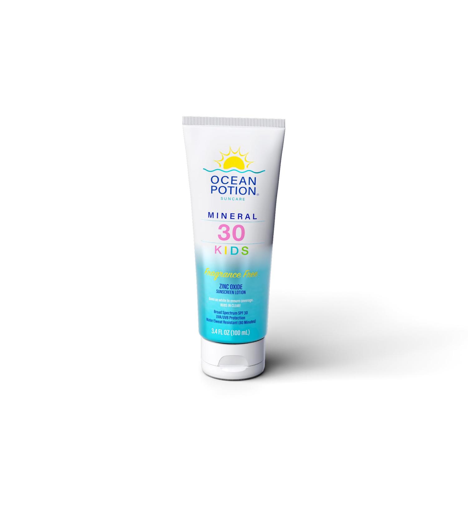 Ocean Potion Sunscreen Lotion Mineral Kids SPF#30 3.4oz Lotion - Mineral