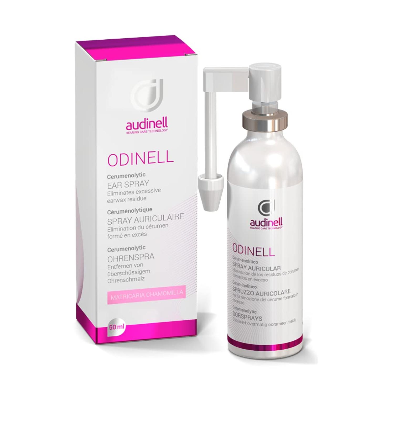 Audinell Ear Wax Removal Spray (50ml) - Gentle Ear Cleaner & Irritation Soother | Cleanse Ear Canal, Replace Q-Tips, Candles & Swabs | Safe for All Ages - Buy Online on GoSupps.com