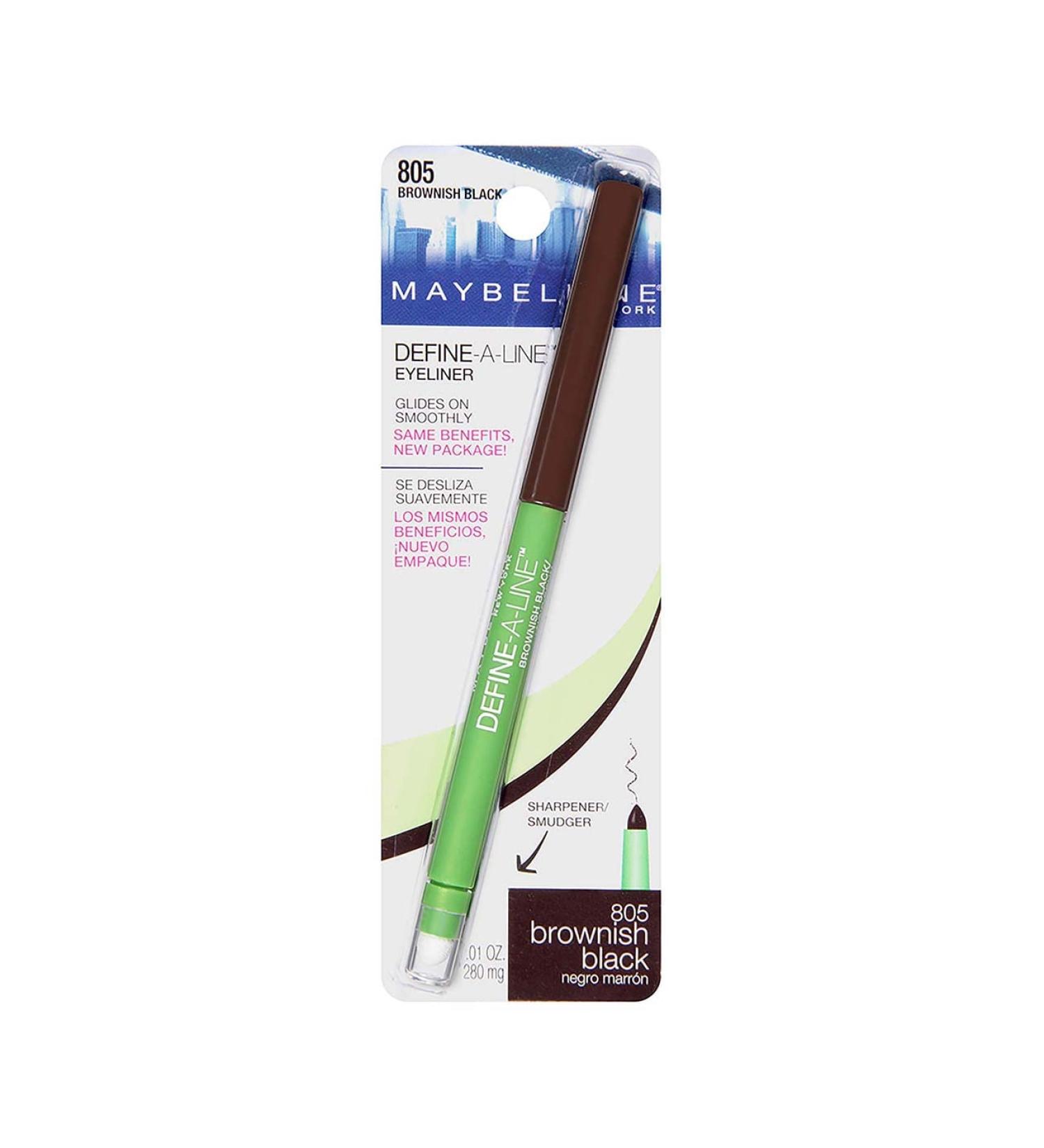 Maybelline Define-A-Line Eyeliner Brownish Black - 0.01 fl. oz. (Pack of 1) - Buy Online on GoSupps.com