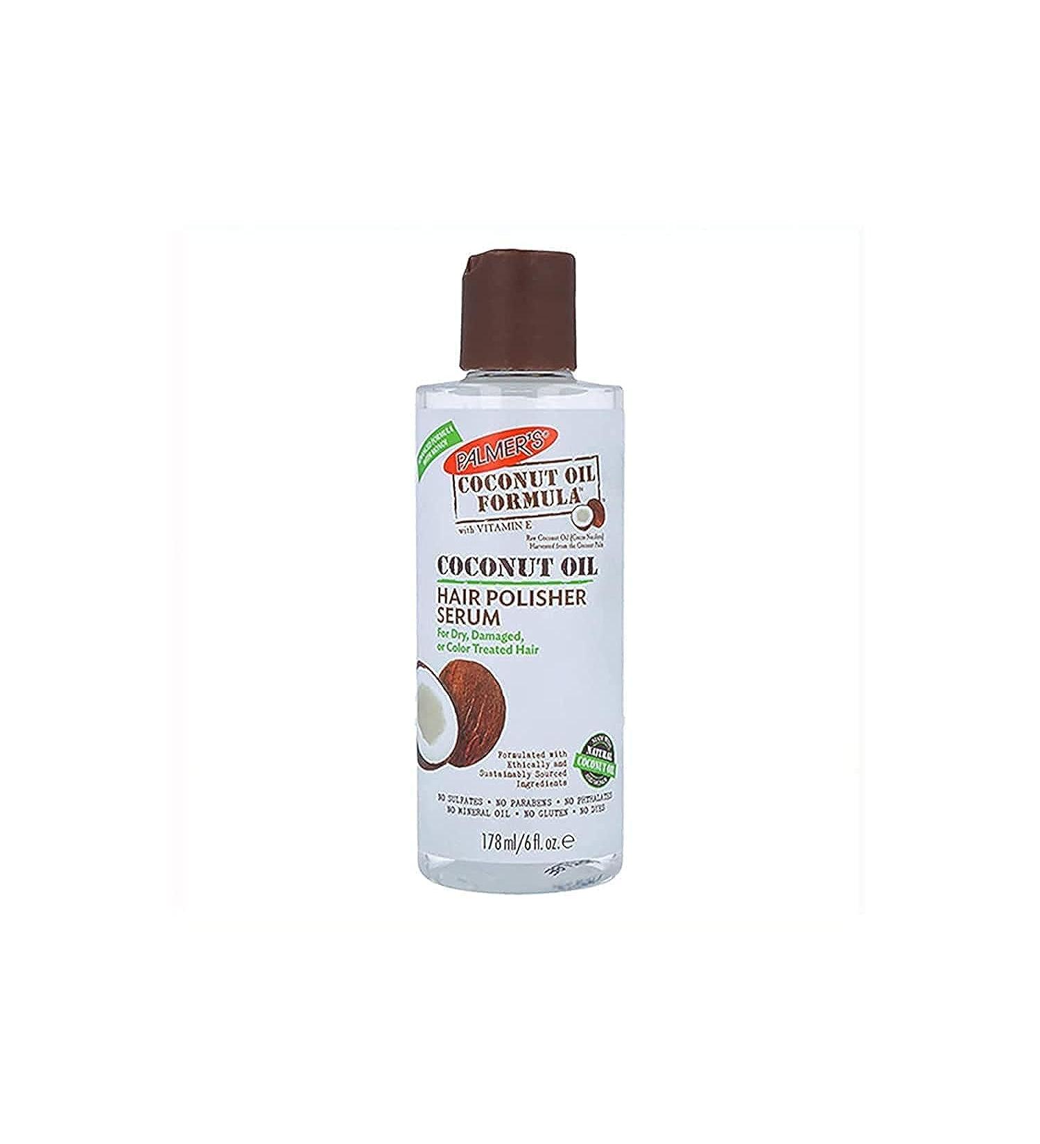 Buy Palmer's Coconut Oil Formula with Vitamin E Hair Polisher Serum 6 oz - Nourish & Shine Your Hair | International Shipping Available - Buy Online on GoSupps.com