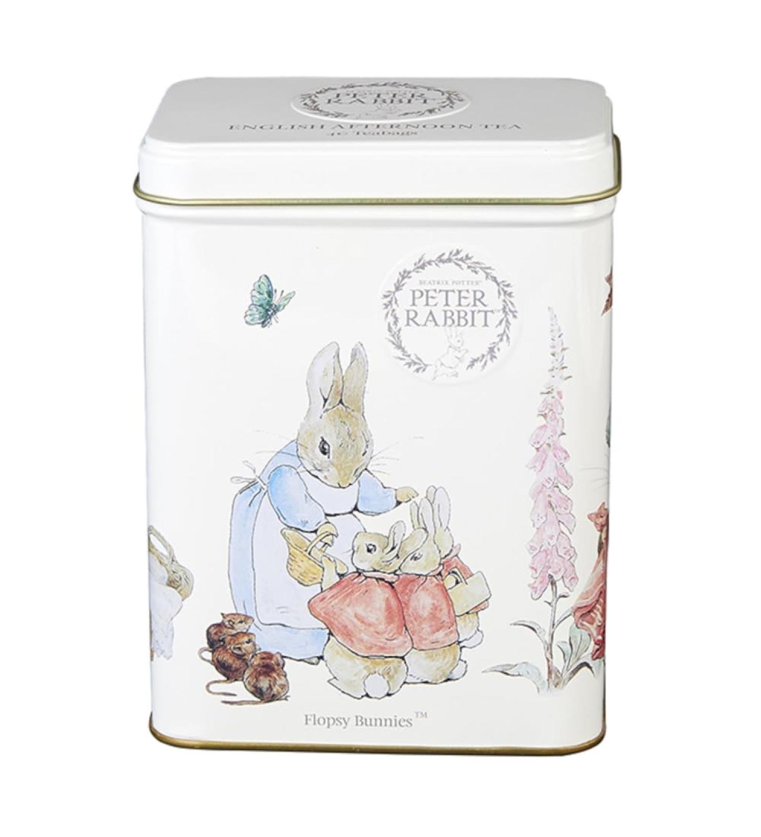 New English Teas Peter Rabbit Tea Caddy with 40 English Afternoon Teabags - Beatrix Potter - Buy Online on GoSupps.com