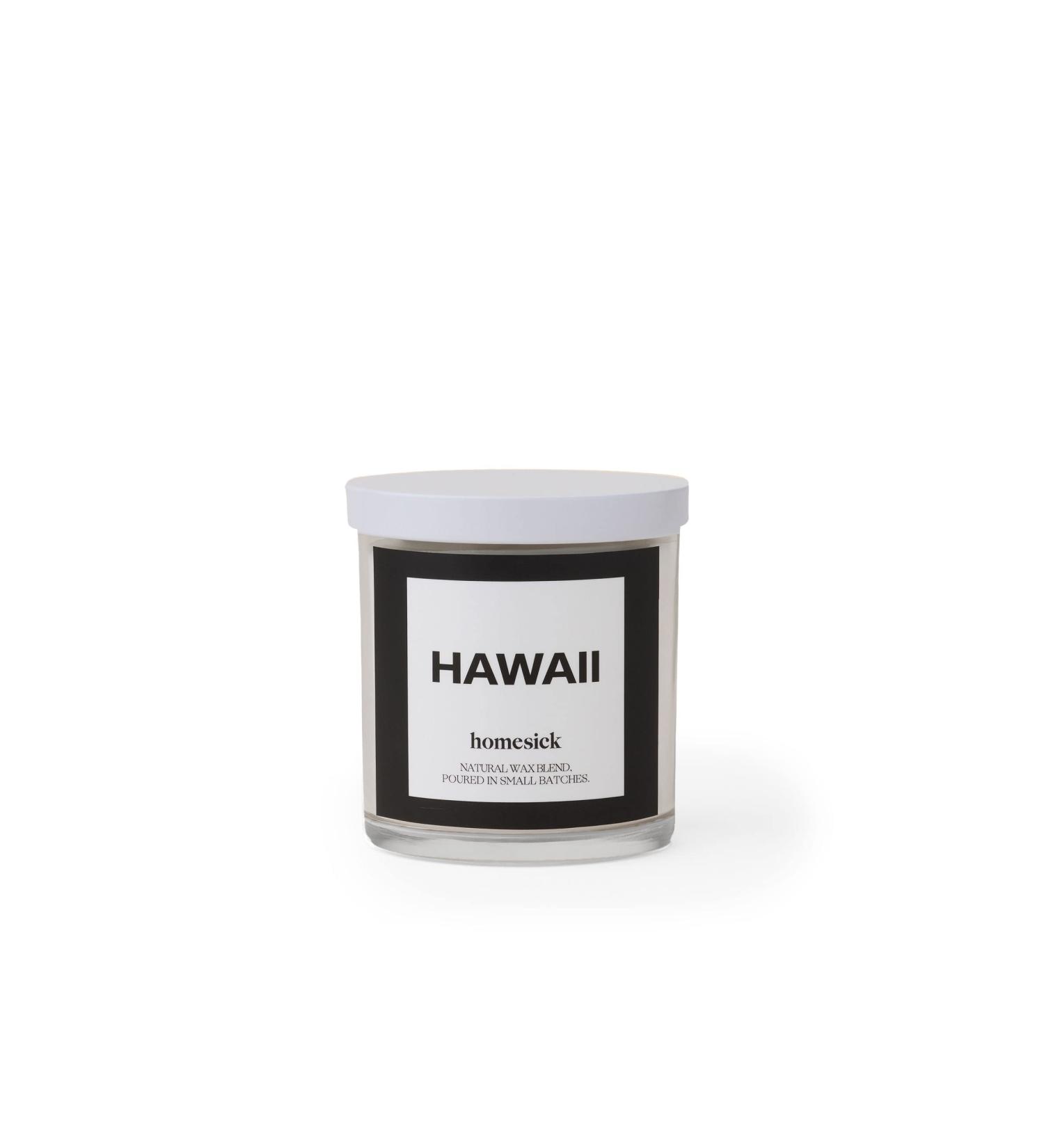Homesick Premium Scented Candle Hawaii - Pineapple Coconut Scent 7.5 oz - 30-35 Hour Burn Time - Soy Blend for Relaxing Aromatherapy - Home Decor & Gift - Buy Online on GoSupps.com