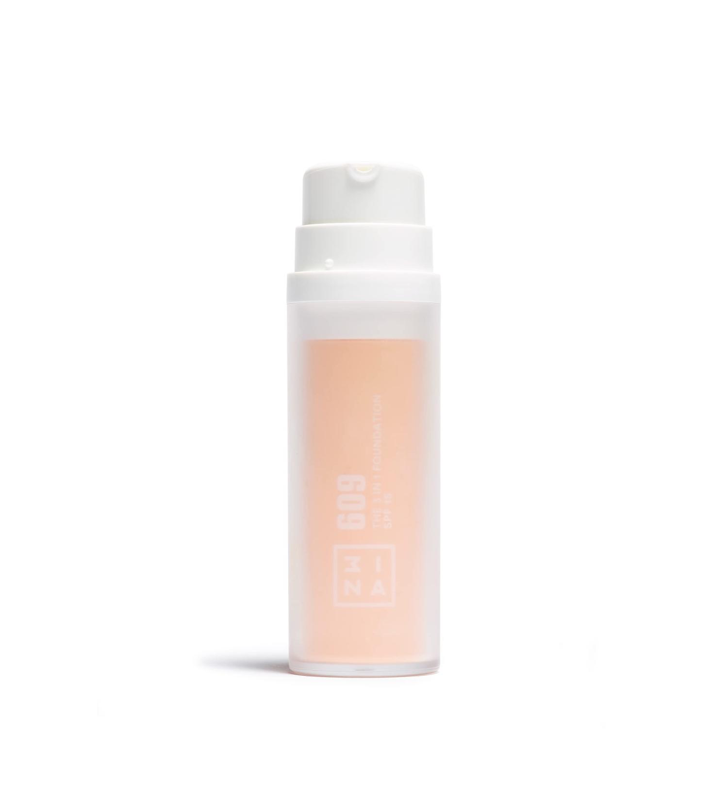3INA MAKEUP The 3 in 1 Foundation 609 - Light Pink Foundation with Neutral Undertint - Concealer Primer and Foundation with SPF 15 and Vitamin C - Vegan - Cruelty Free - Buy Online on GoSupps.com