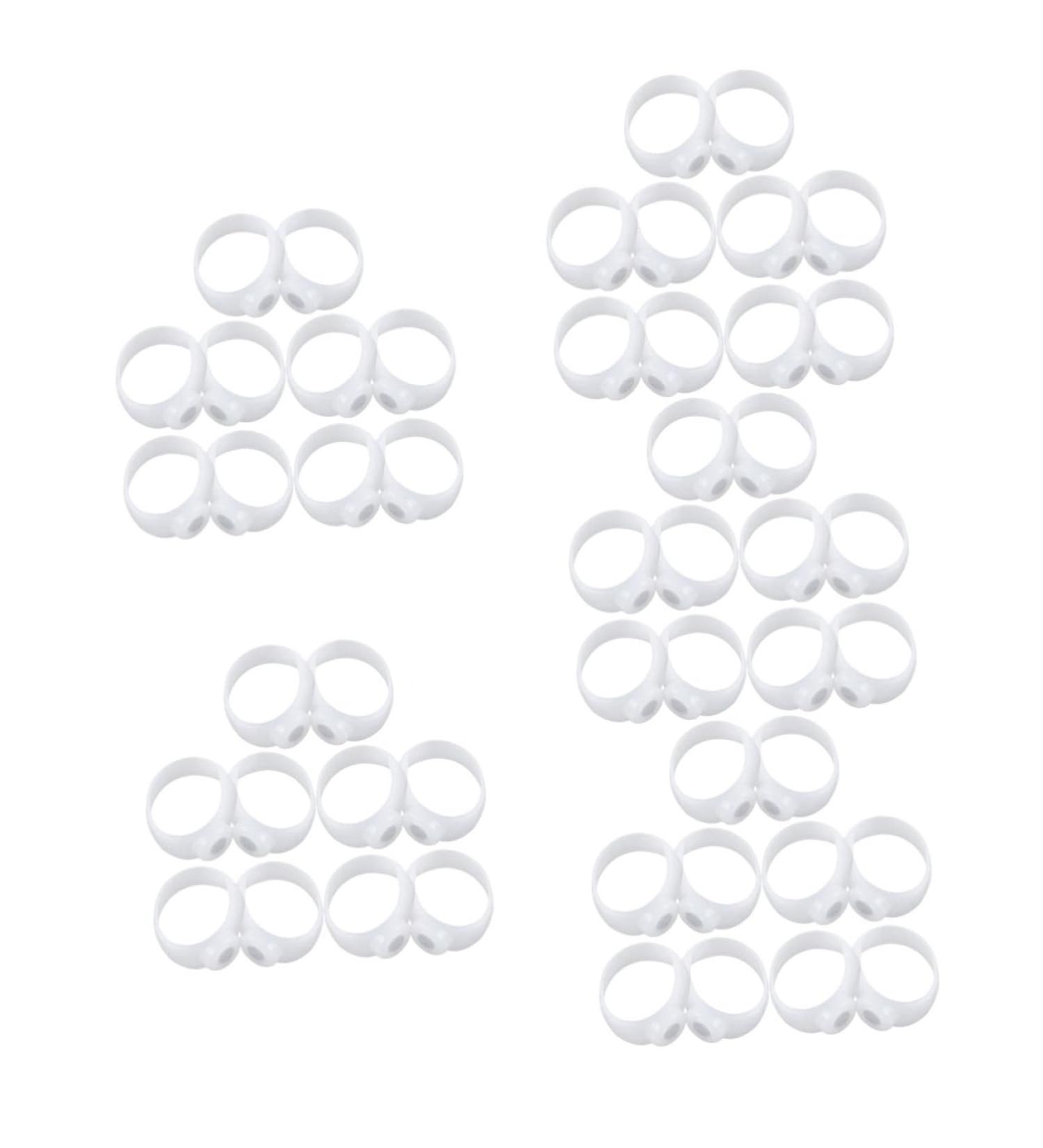 Buy Healeved 25 Pairs Toe Ring Covers - Elastic Band Acupoint Stimulating Toe Covers for Foot Care | Perfect for Travel - Buy Online on GoSupps.com