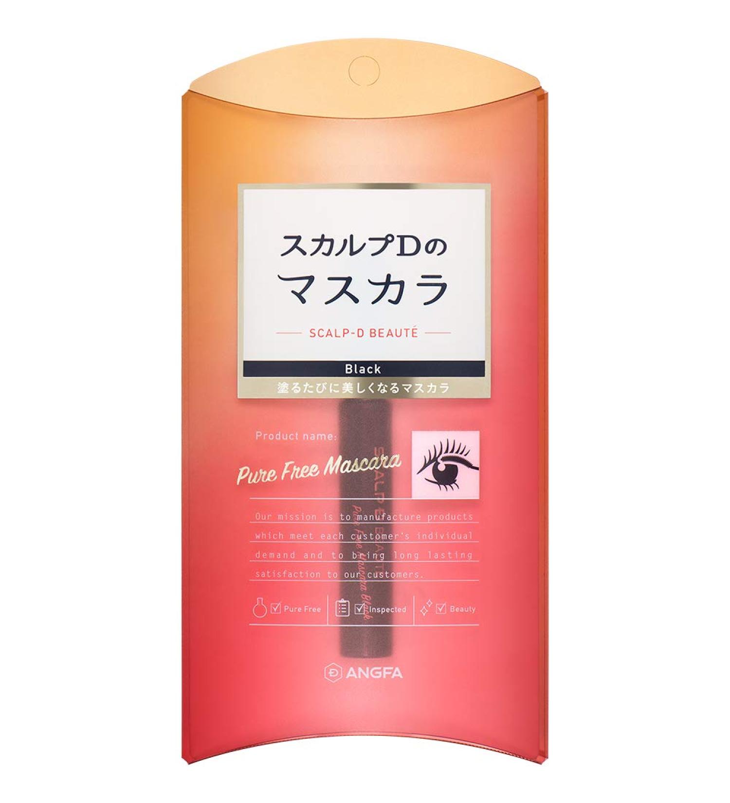 Angfa Scalp-D Beaute Pure Free Mascara Black 0.21 oz - Volume & Care for Thicker Lashes - Buy Online on GoSupps.com