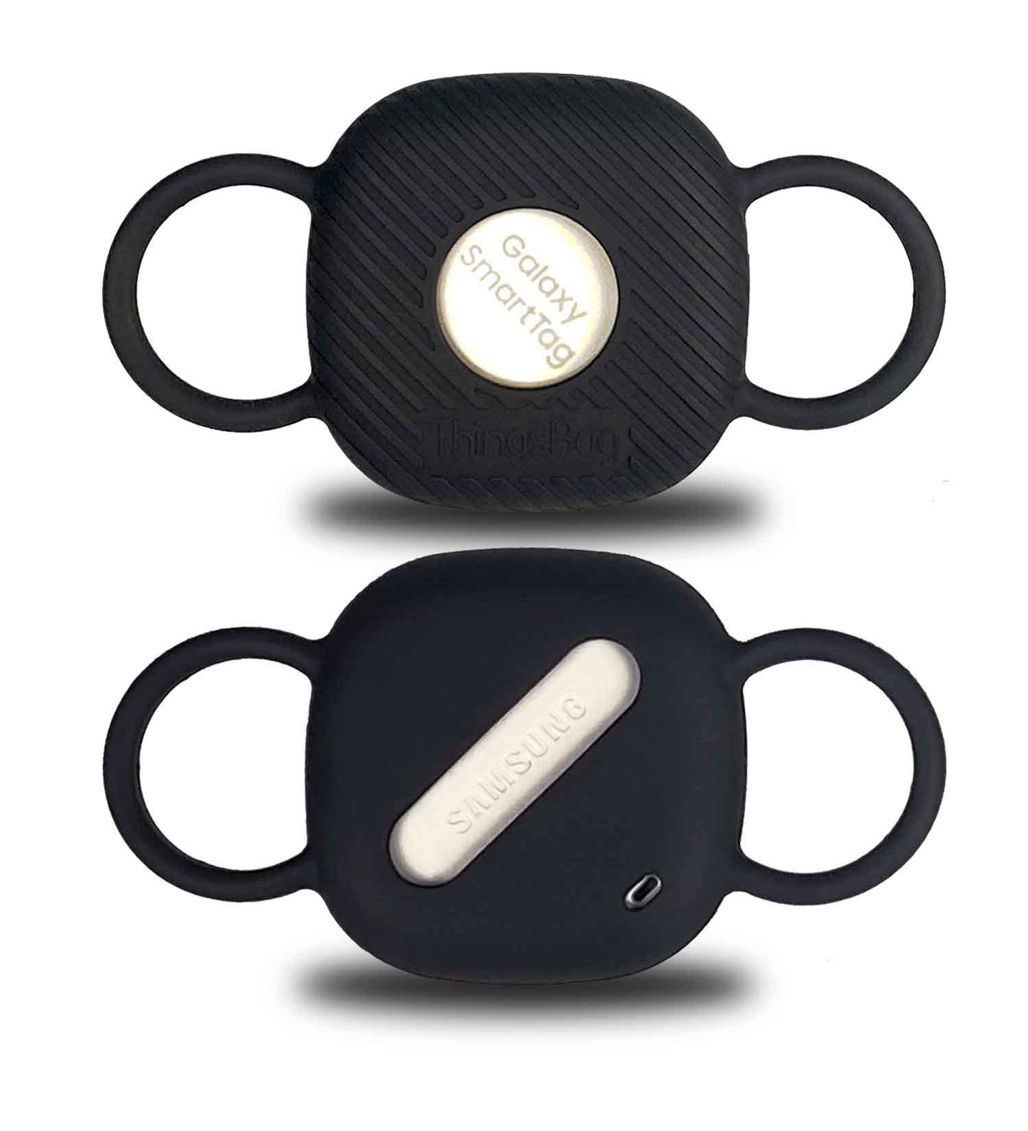 SmartTag Dog Collar Holder 2 Pack Cat GPS Case Compatible with Samsung Galaxy SmartTag+ Plus Tracker Soft Silicone Anti-lost Tile Mate Pet Locator Necklace Protective Cover Puppy Harness Belt Loop - Buy Online on GoSupps.com