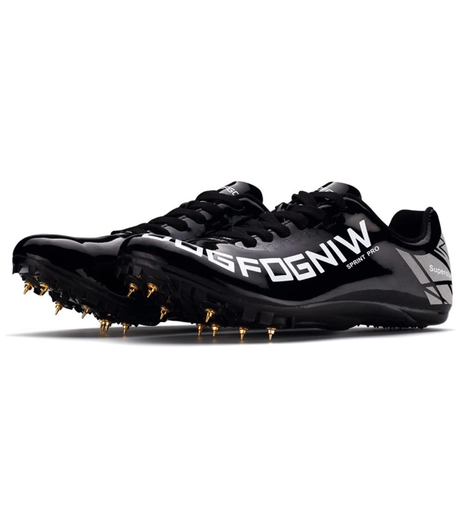 Buy Adoff Unisex Spiked Sprint Athletics Running Shoes - Slipproof Sneakers Breathable & Comfortable 39 EU Black - International Shipping Available - Buy Online on GoSupps.com