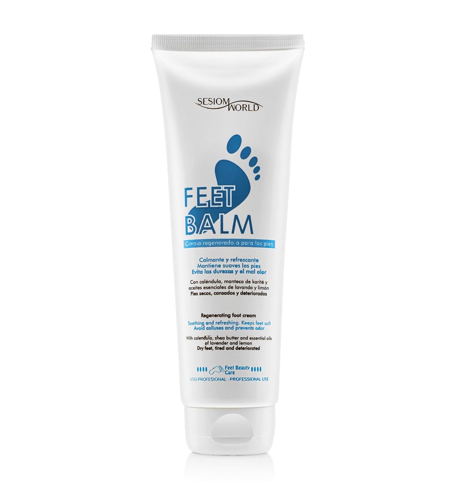 SesoMWorld Regenerating foot cream with essential oils without parabens 250 ml
