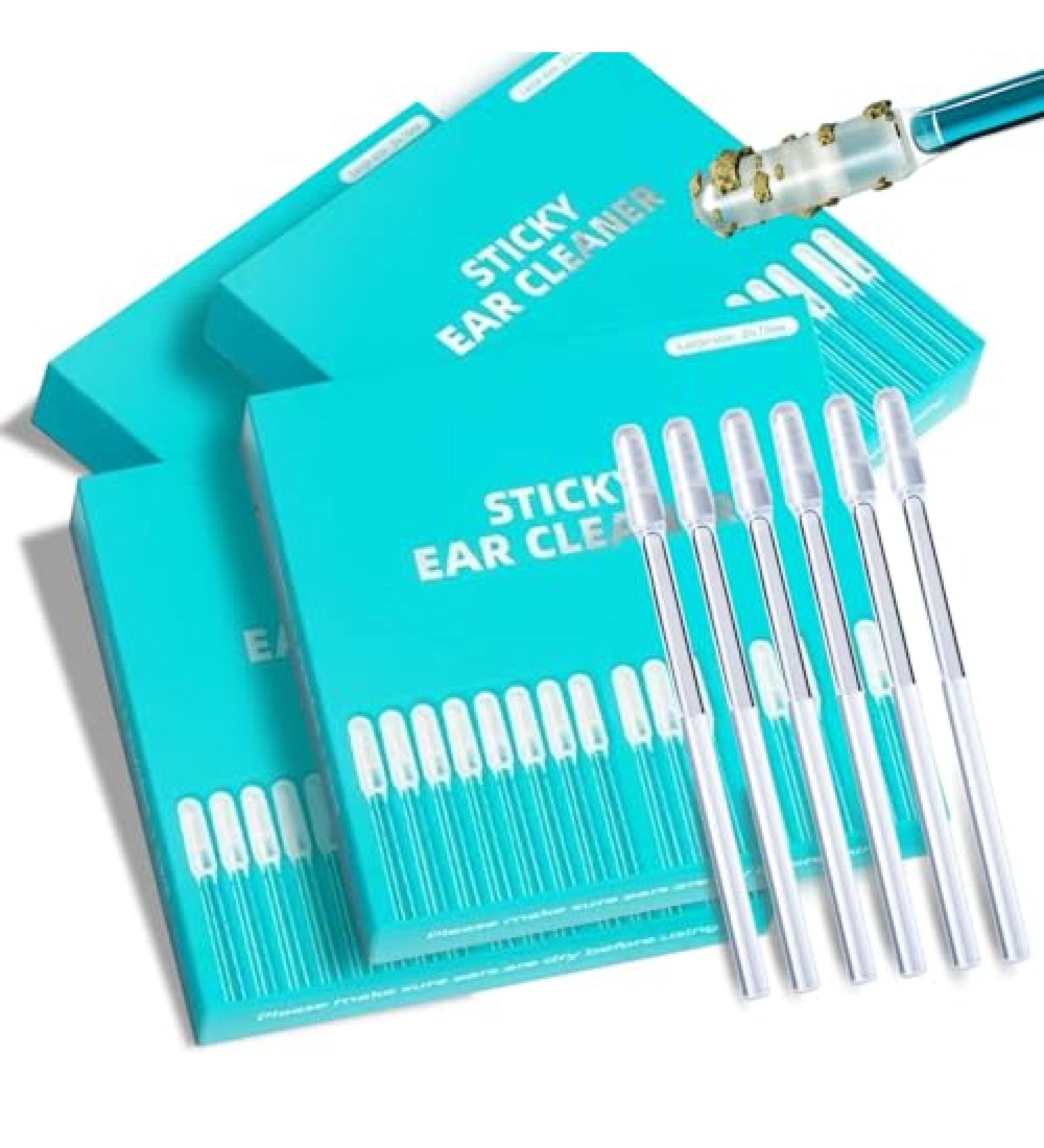Ear Wax Removal Tools 48 Pack Ear Cleaning Tool Reusable Ear Stick for Kids and Adults 48pcs - Buy Online on GoSupps.com