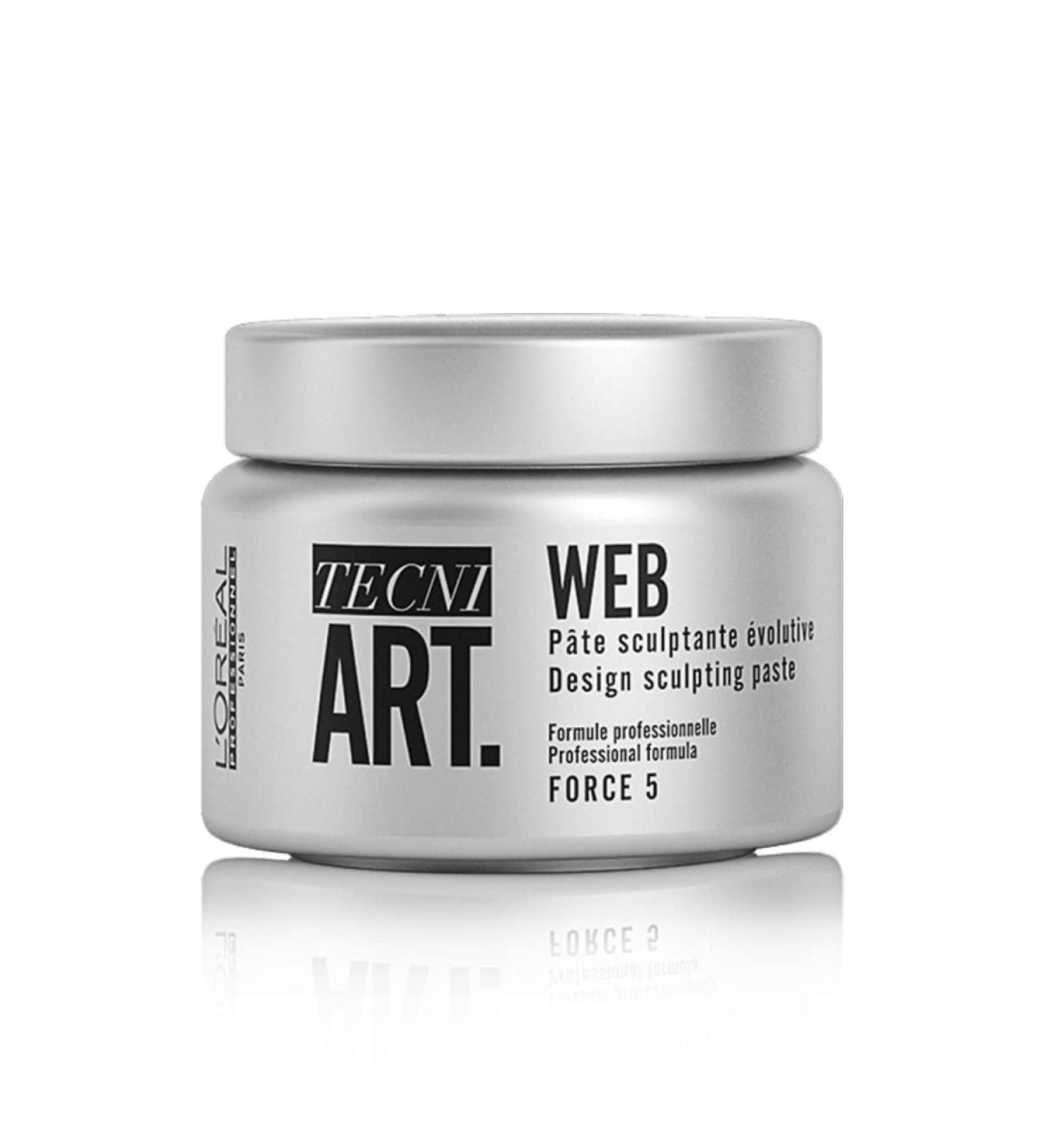 L'Oreal Professionnel Web Sculpting Paste Provides Benefits of Hair Gel and Hair Pomade For All Hair Types Pomade and Styling Gel Provides Strong Hold 150 ML - Buy Online on GoSupps.com