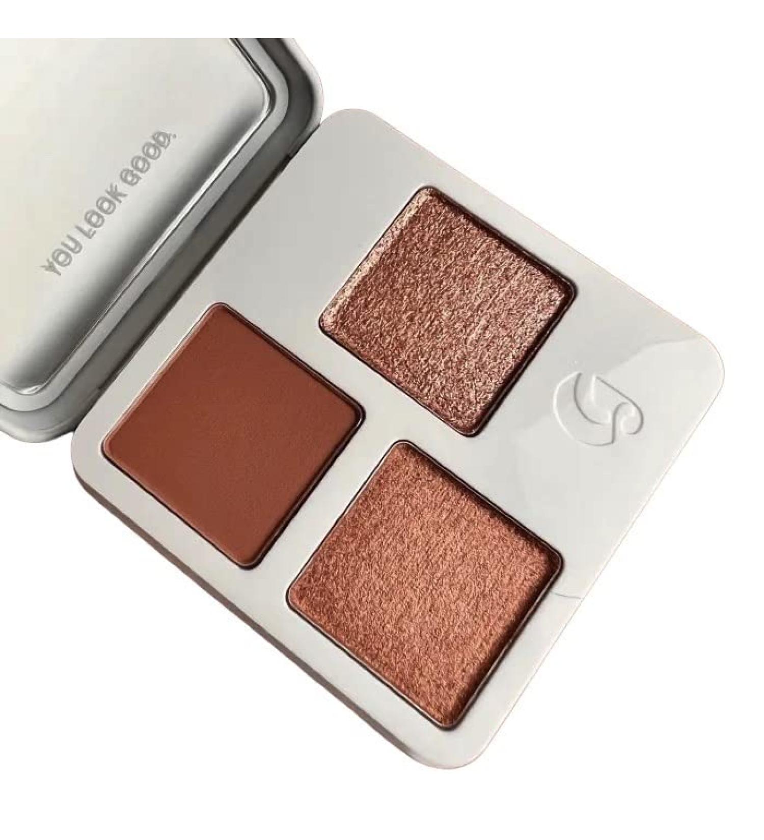 Glossier Monochromes Essential Eye Shadow Trio Almond