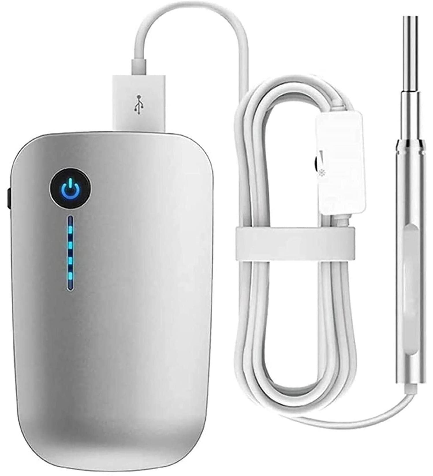 KouRy Multifunction Ear Wax Removal Camera - 1MP Ear Cleaner Endoscope Tool for iOS & Android - 6 LED 3.9mm Lens - Buy Online on GoSupps.com