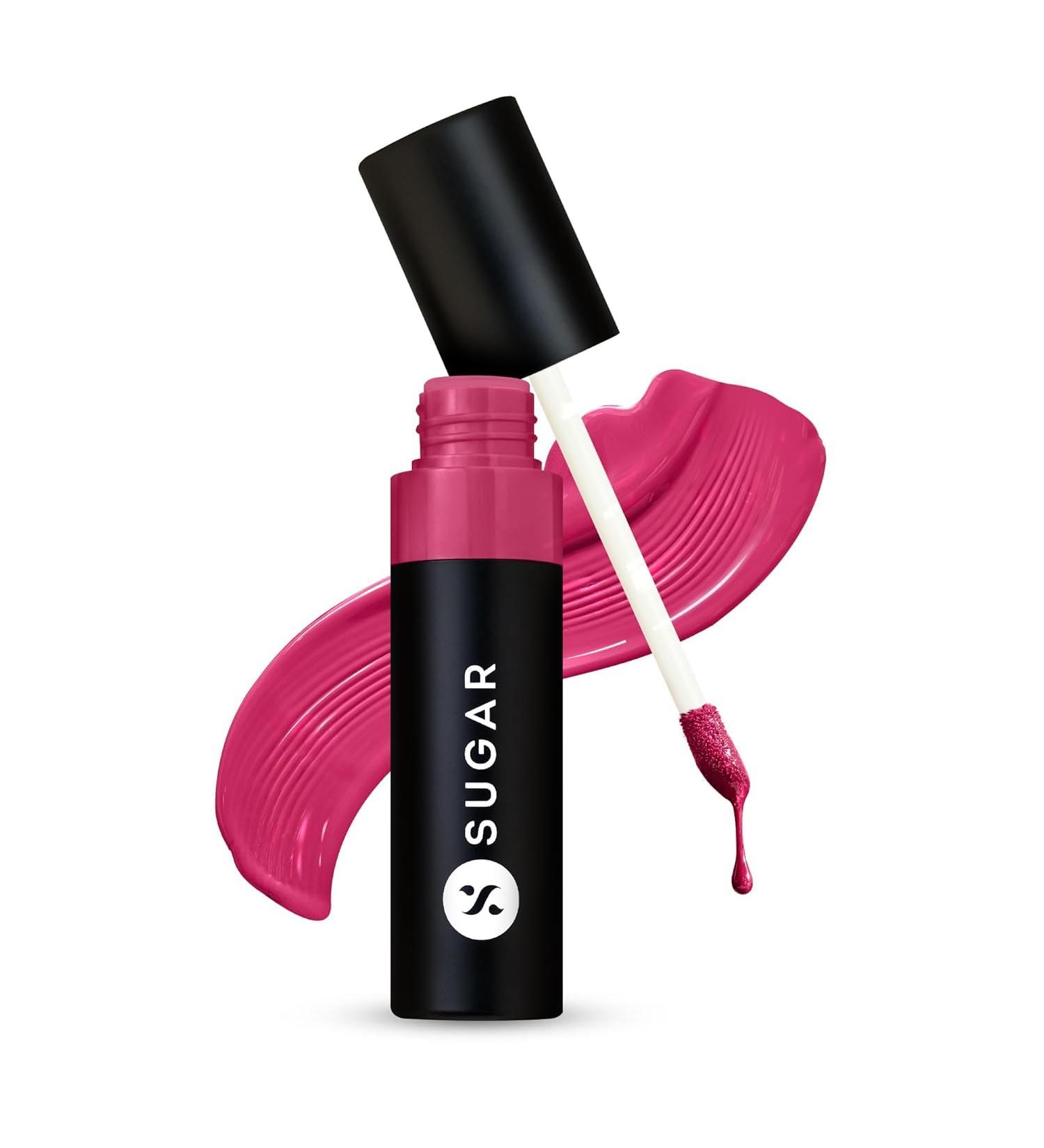 Love Earth Cosmetics Partner In Shine Transferproof Glossy Lipstick Lasts up to 24 hours Transferable & Stain Resistant 3ml 08 Pink Pinot - Buy Online on GoSupps.com