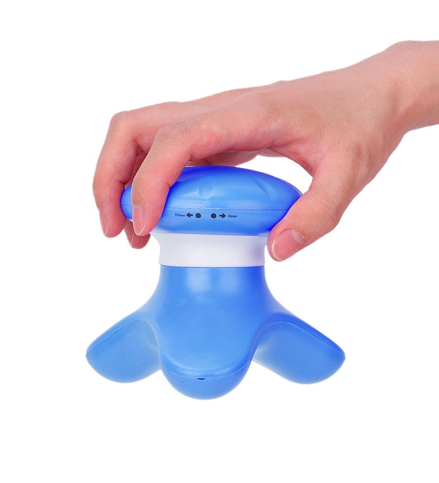 Multifunctional Body Massage Device - Acupuncture Vibration Massager for Women & Men | Compact 8.5x10.5 cm (Blue) - International Shipping Available - Buy Online on GoSupps.com