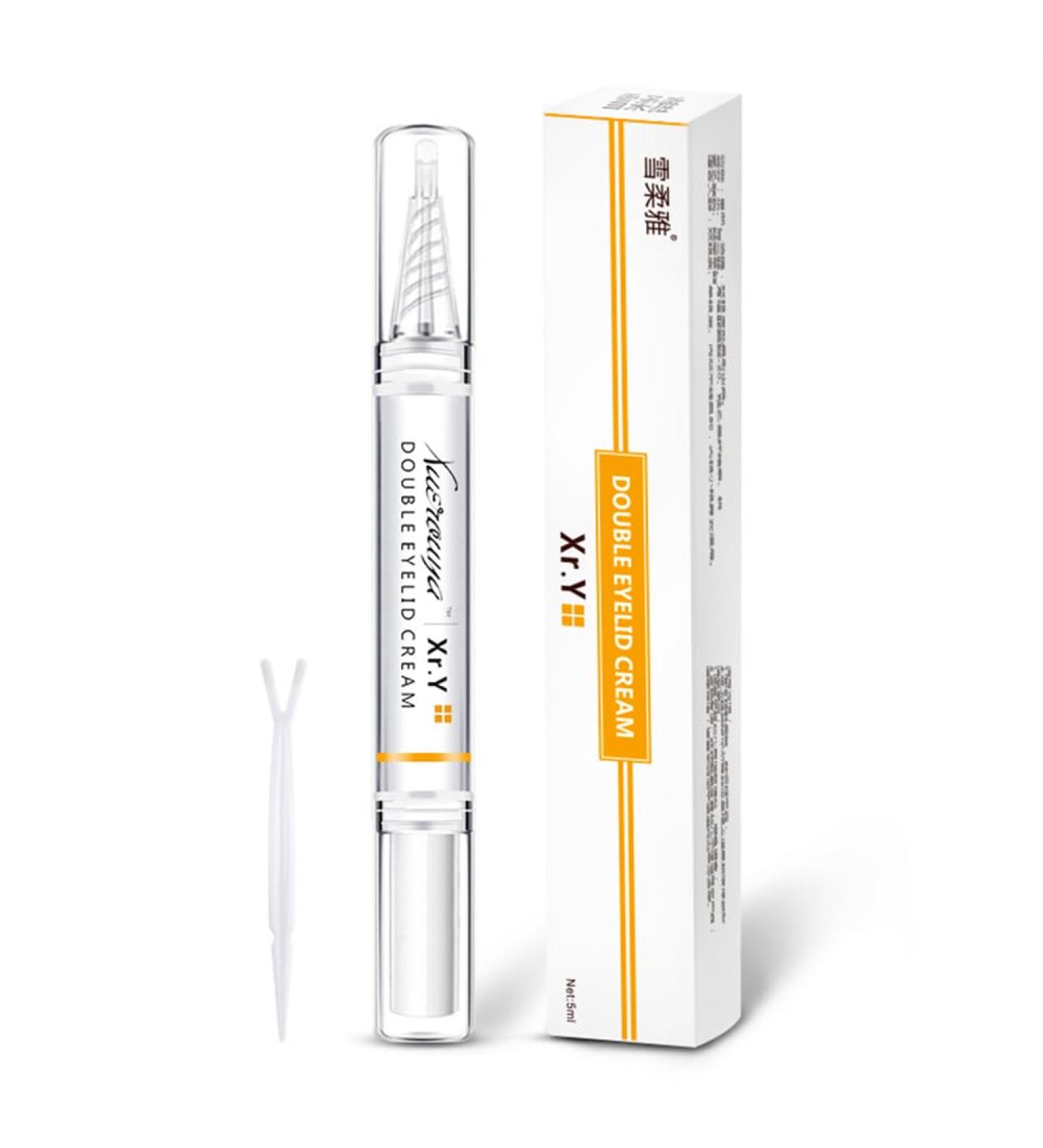 Buy 5ML Double Eyelid Glue Cream - Long-Lasting Waterproof Invisible Formula for Hooded Eyes | No Stimulation Natural Daily Use - Buy Online on GoSupps.com
