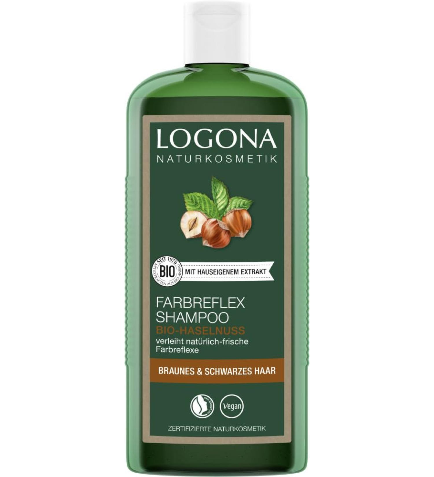 Logona Organic Color Shampoo Brown/Black Pack of 6 (6 x 250 ml)