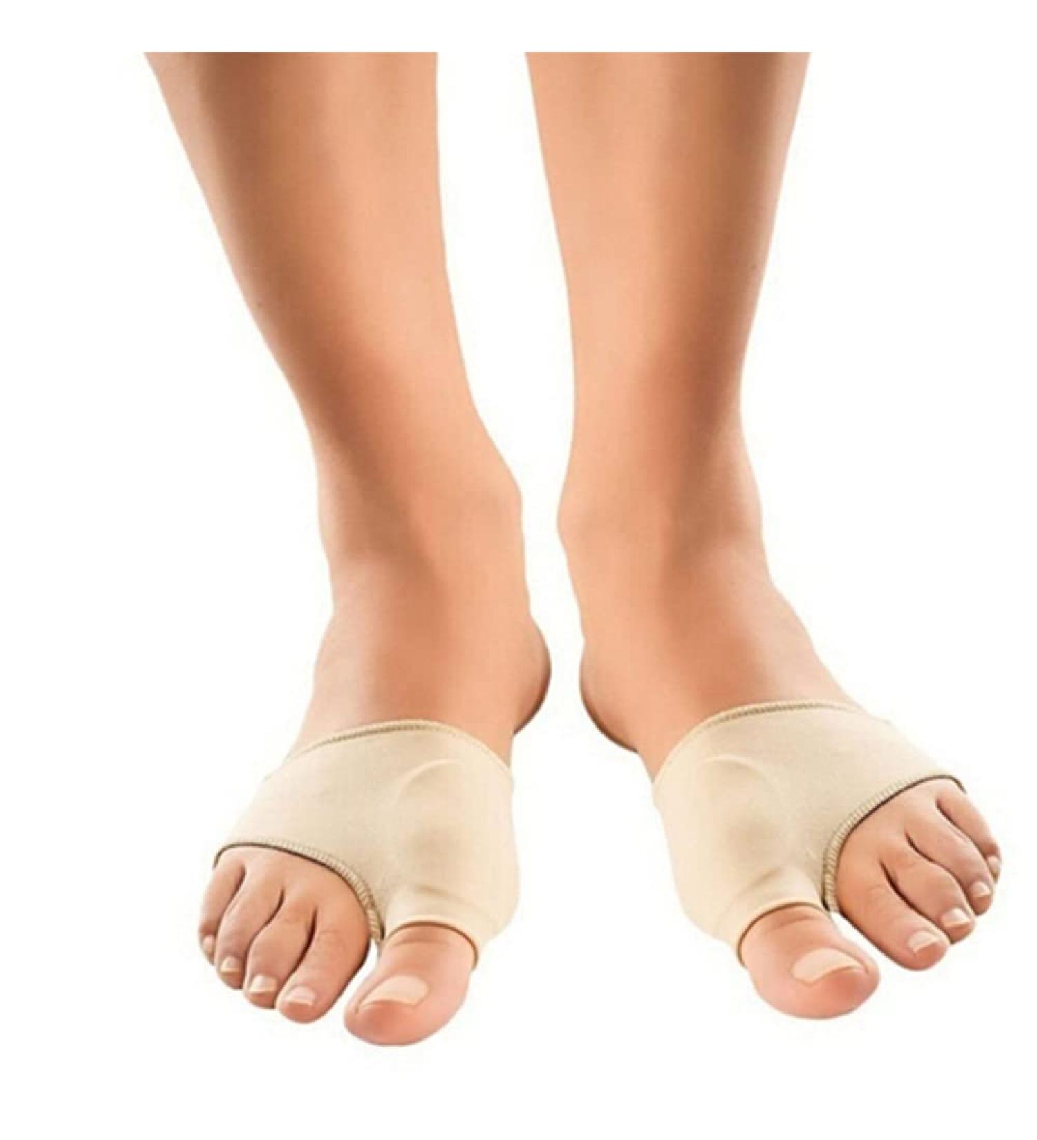 KEDUODUO Double Toe Corrector - Soft Bunion Straightener & Foot Care Socks for Alignment | Size L - Buy Online on GoSupps.com