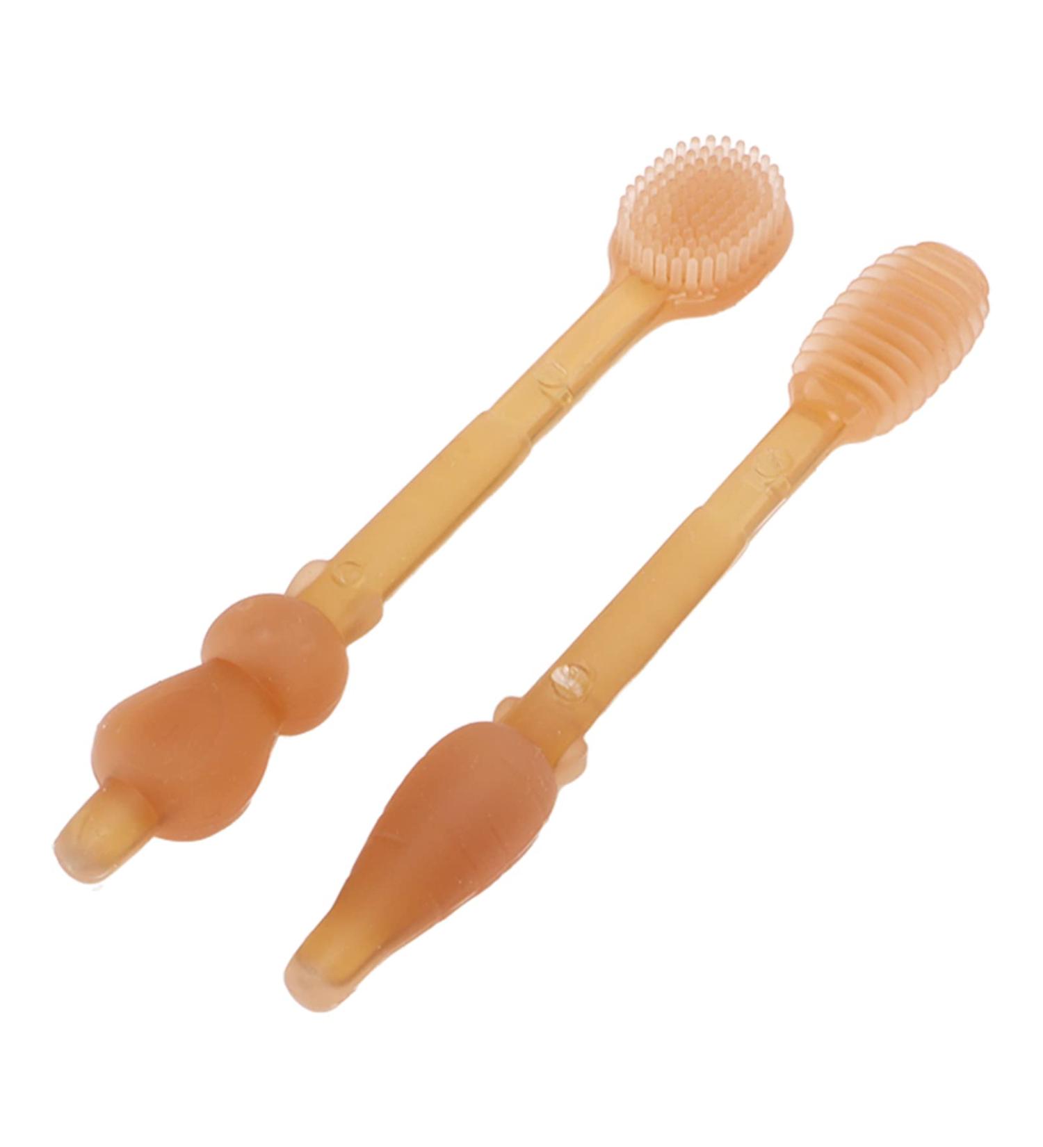 Buy Baby Toothbrush - Easy to Clean Reusable First Toothbrush for Infants 0-18 Months | Complete Oral Care Tools - Buy Online on GoSupps.com