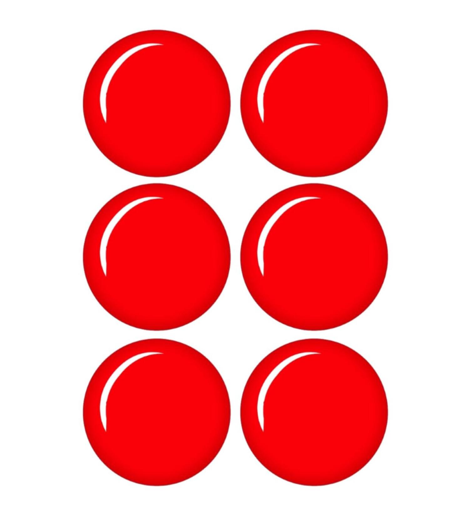 6 x Rudolph's Red Nose Edible Wafer or Icing Cupcake Toppers Fun Xmas Party Cake Decorations (Edible Wafer Card)