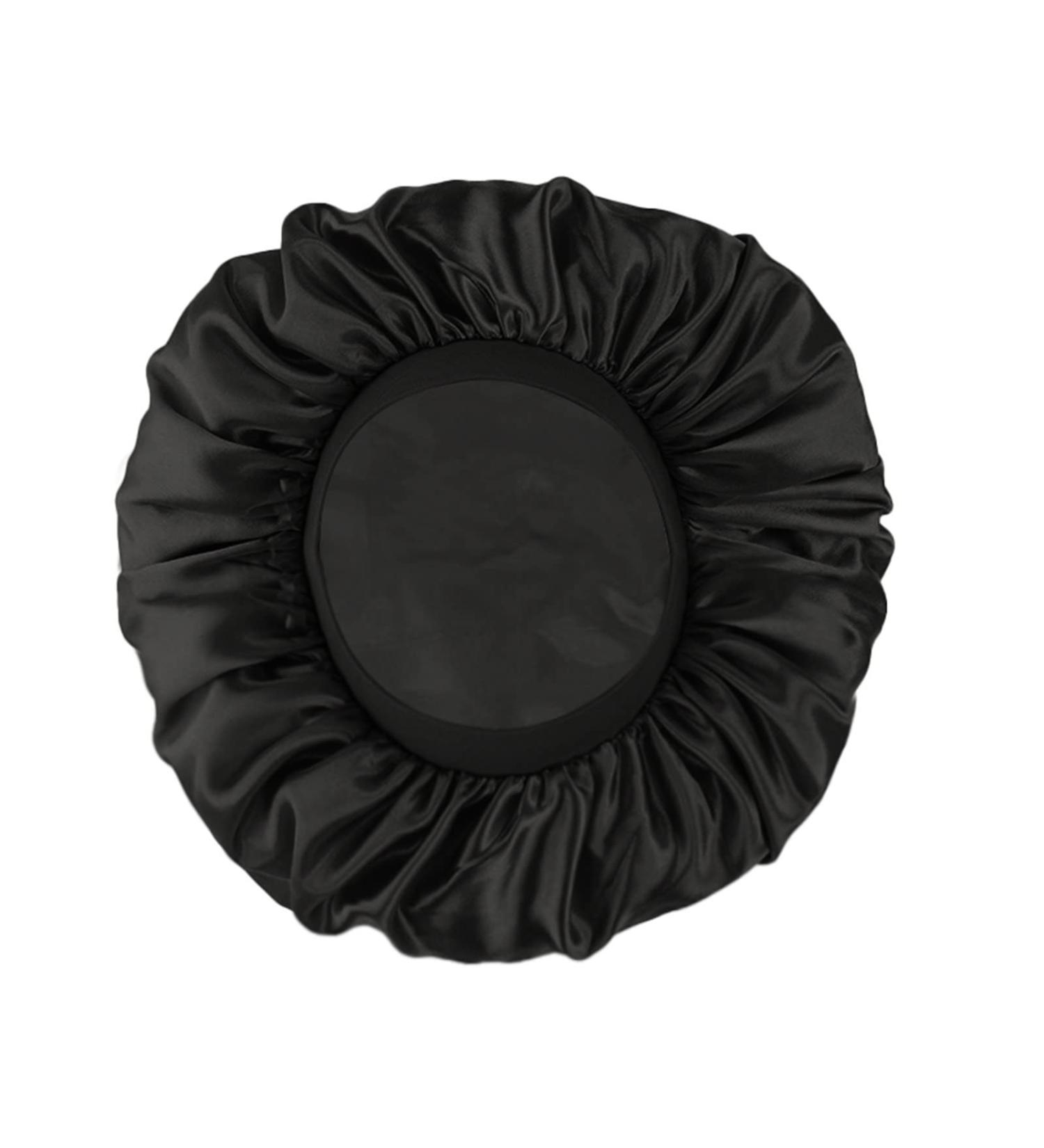 Satin Bonnet Silk Bonnet Sleep Cap For Women Extra Large Reversible Adjustable Satin Cap Sleeping Curly Natural Hair Greasy Hair Conditioner (A One Size) One Size A