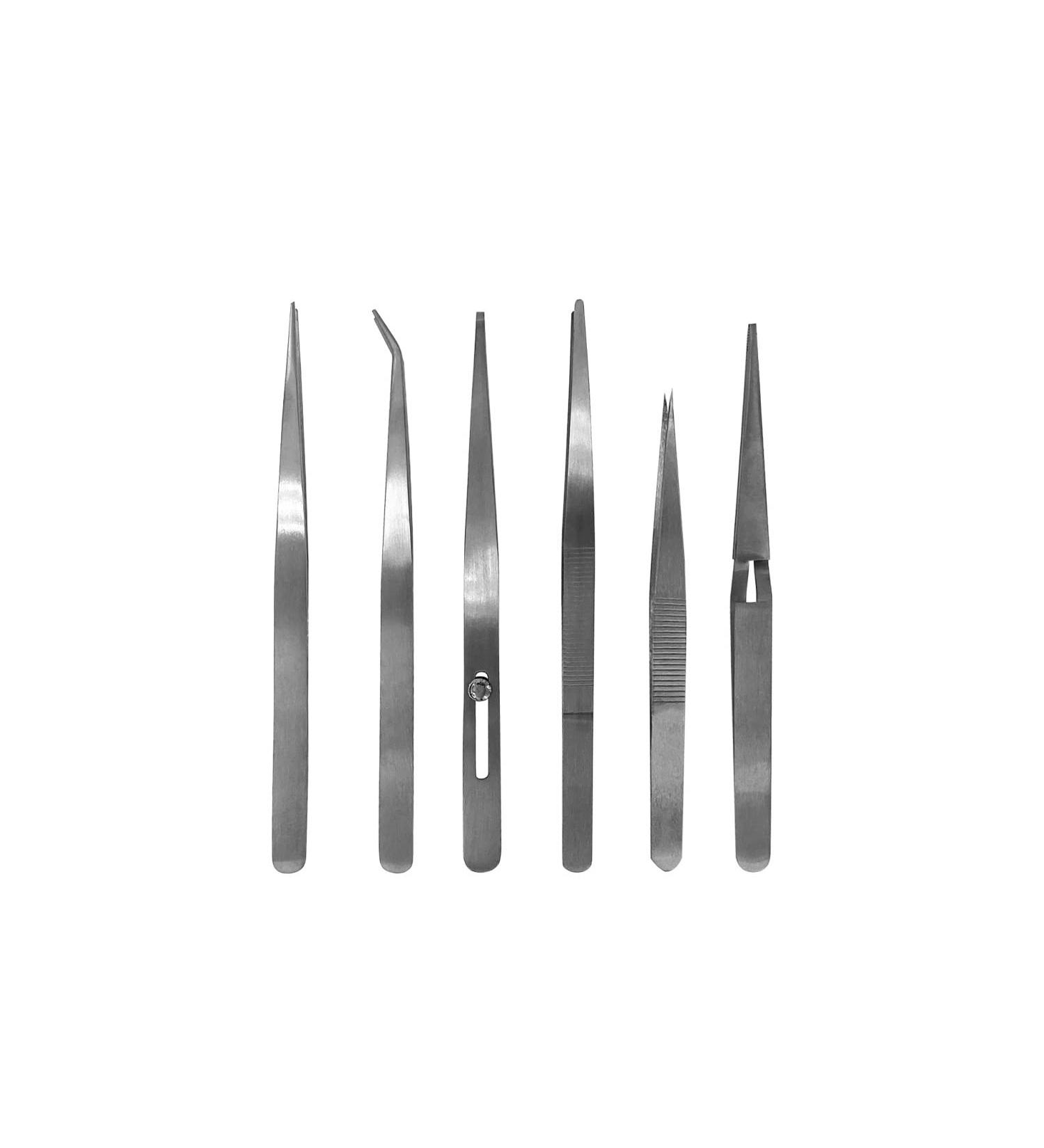 PAULIMOT model making tweezers set 6 pieces