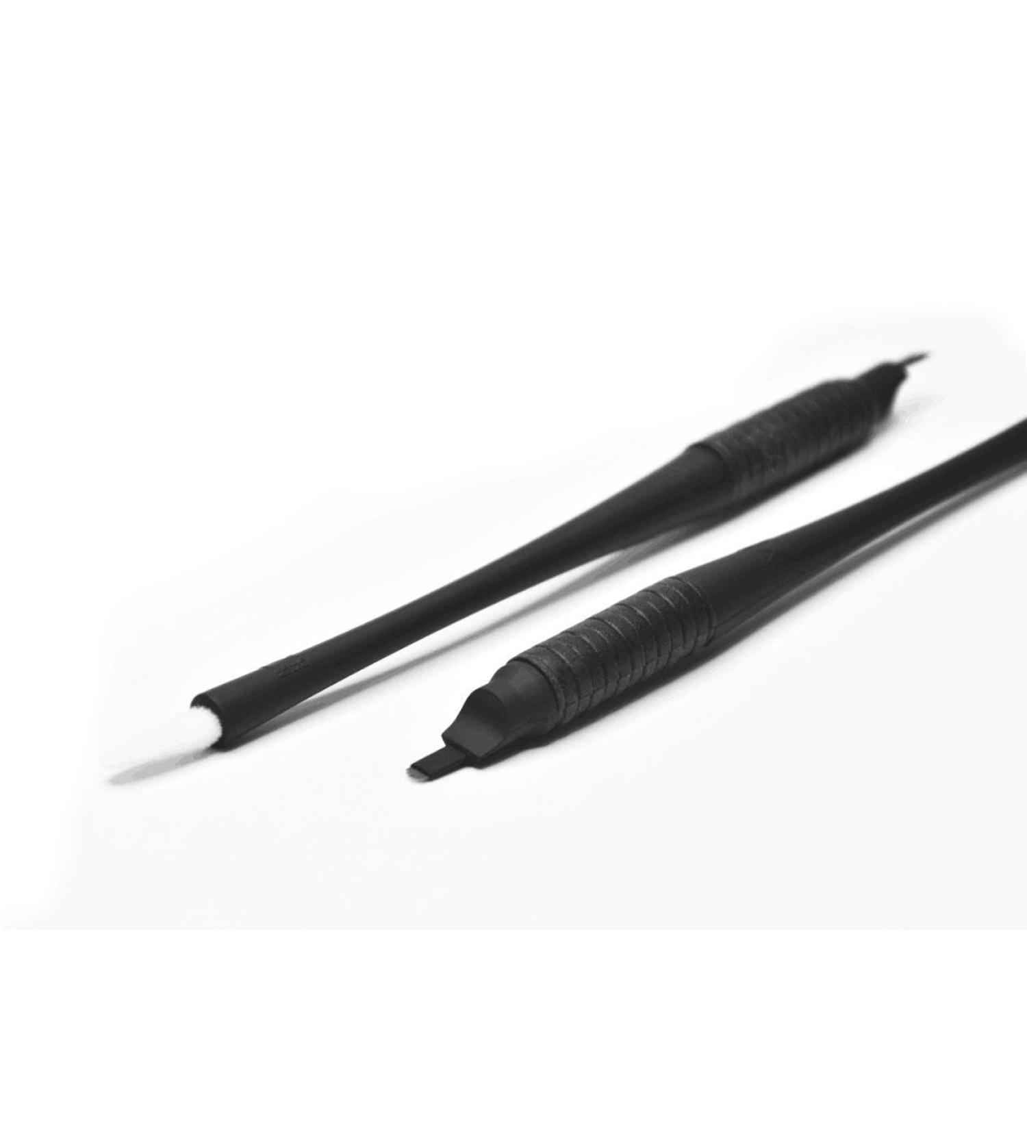 Buy M PACK of 10 Mellie's Signature Microblading Disposable Pen - Sterile U Shape .18mm with Sharp Blade & Non-Slip Grip - Perfect for Microblading Needles - International Shipping Available - Buy Online on GoSupps.com