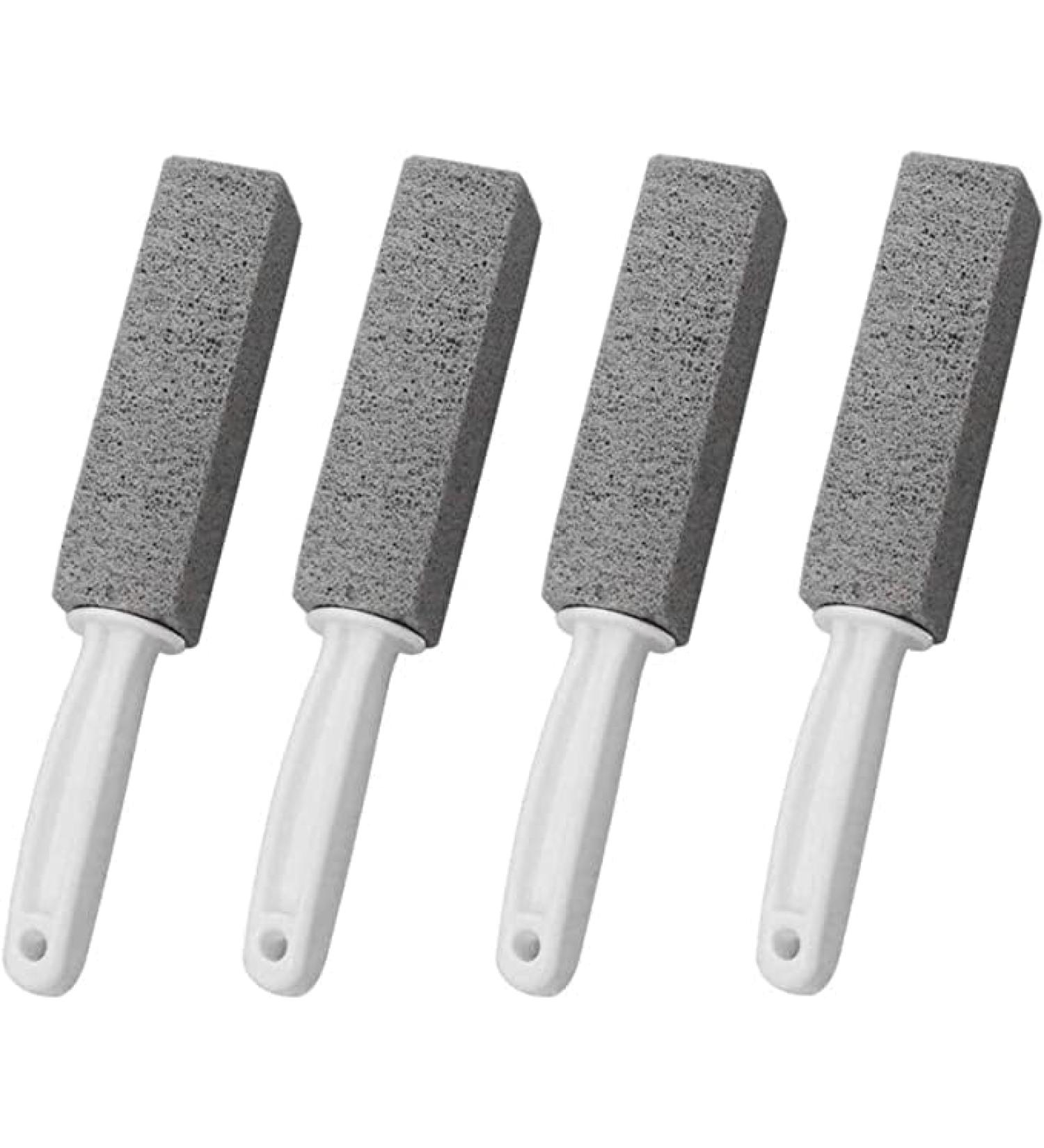 4-Piece Pumice Stone Toilet Cleaning Set - Effortless Toilet & Grill Cleaning with Handle - Buy Online on GoSupps.com