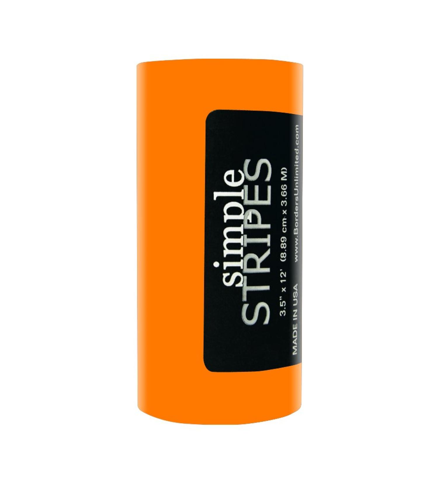 Borders Unlimited Orange Spirit Simple Stripe