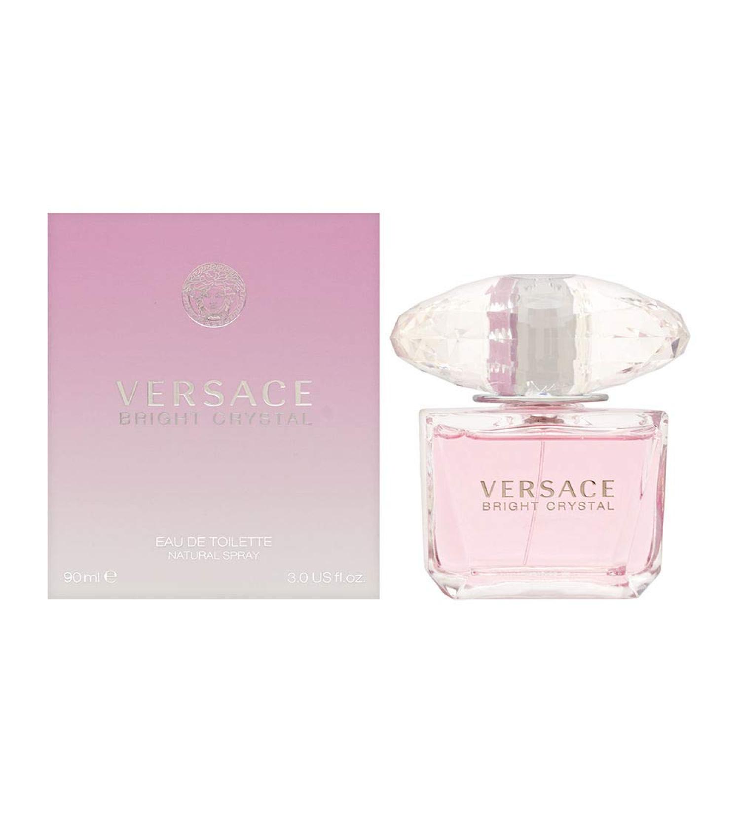 Versace Bright Crystal by Versace for Women 3.0 oz Eau de Toilette Spray Floral 3 Fl Oz (Pack of 1)