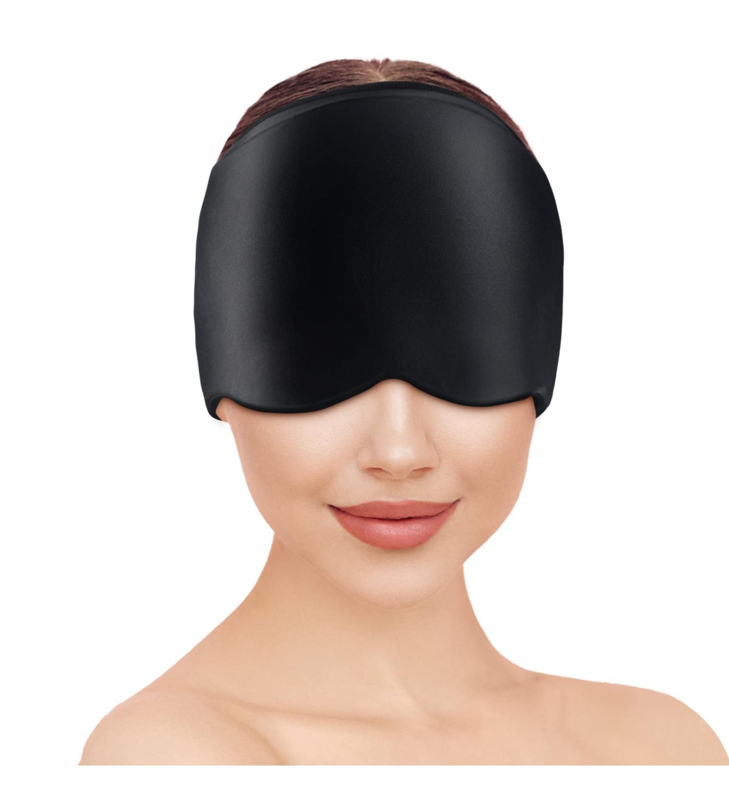 Migraine Relief Cap - Cold & Hot Therapy Headache Hat for Tension, Sinus & Stress - Flexible Ice Head Wrap for Puffy Eyes - Cold Compress Headache Relief - Buy Online on GoSupps.com