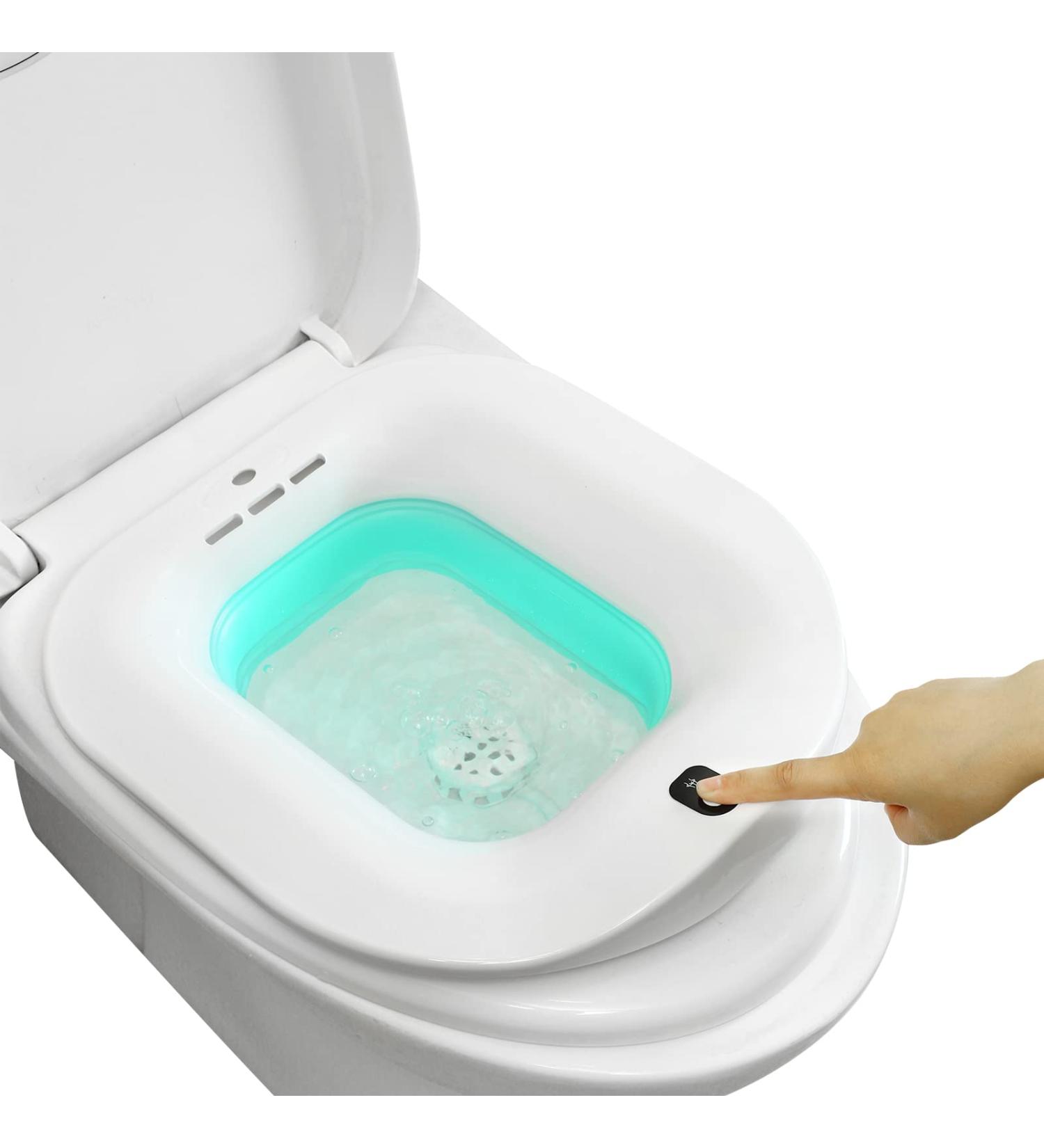 Foldable Electric Sitz Bath for Postpartum Care - Soothes Hemorrhoids and Perineum, Ideal for Women, Maternity, Pregnant Women and Elderly - Buy Online on GoSupps.com