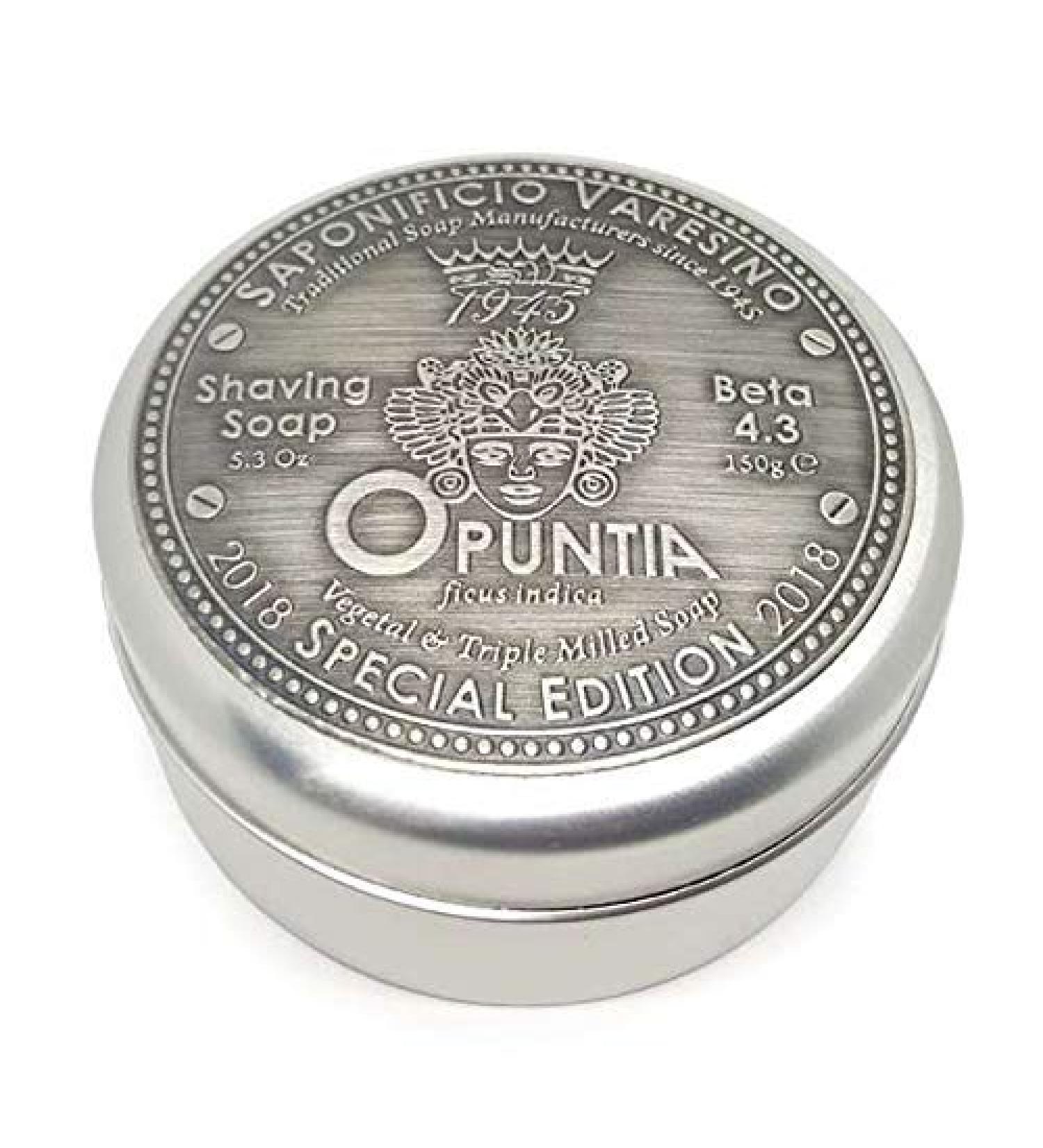 Saponificio Varesino Opuntia Special Edition Hard Shaving Soap 150g Puck in Limited Edition Aluminium Tin