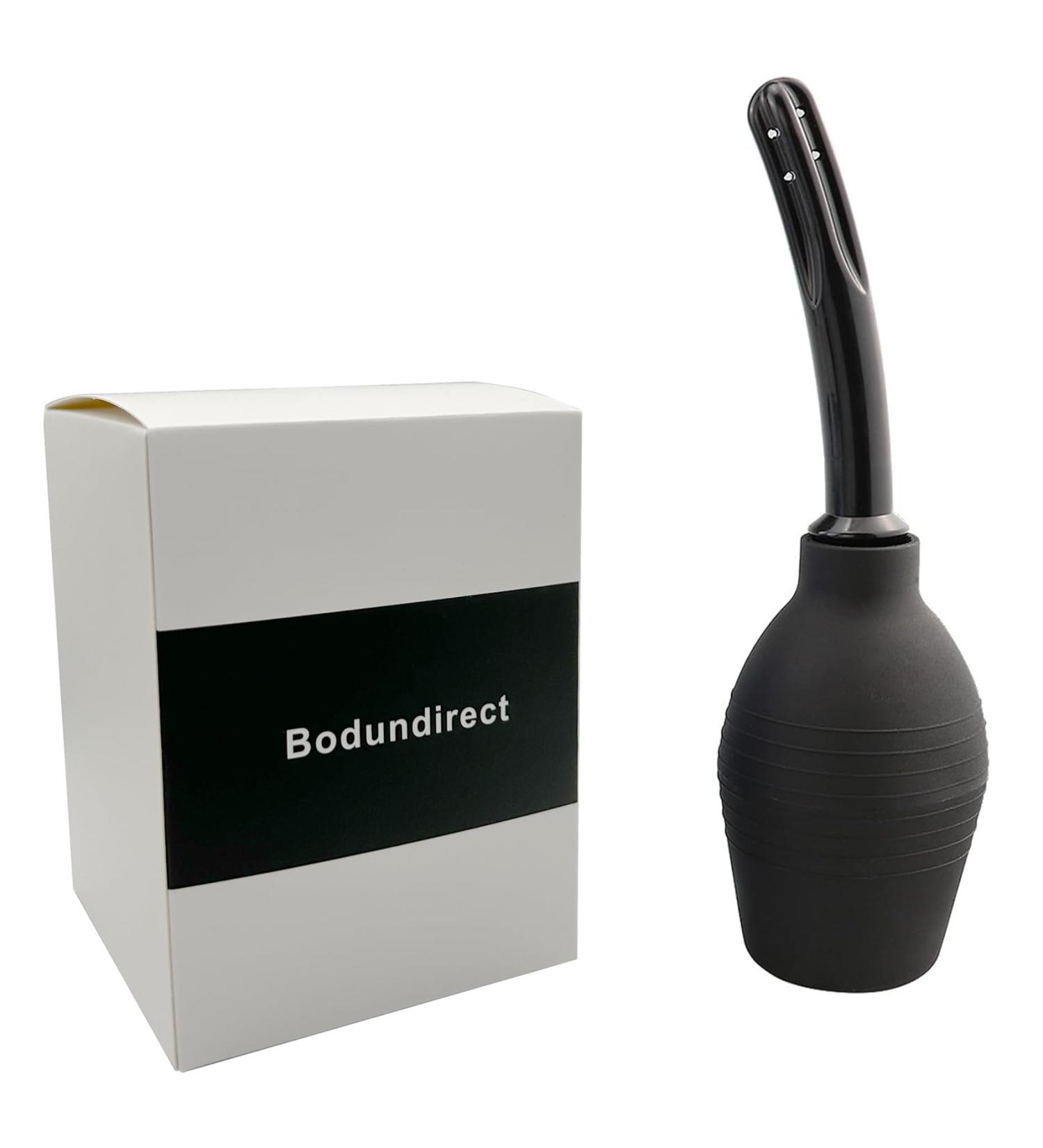 Anal Douche Enema Bulb - Effective Vaginal & Colon Cleaner for Detox & Constipation Relief - 10.4 oz Black | International Shipping Available - Buy Online on GoSupps.com