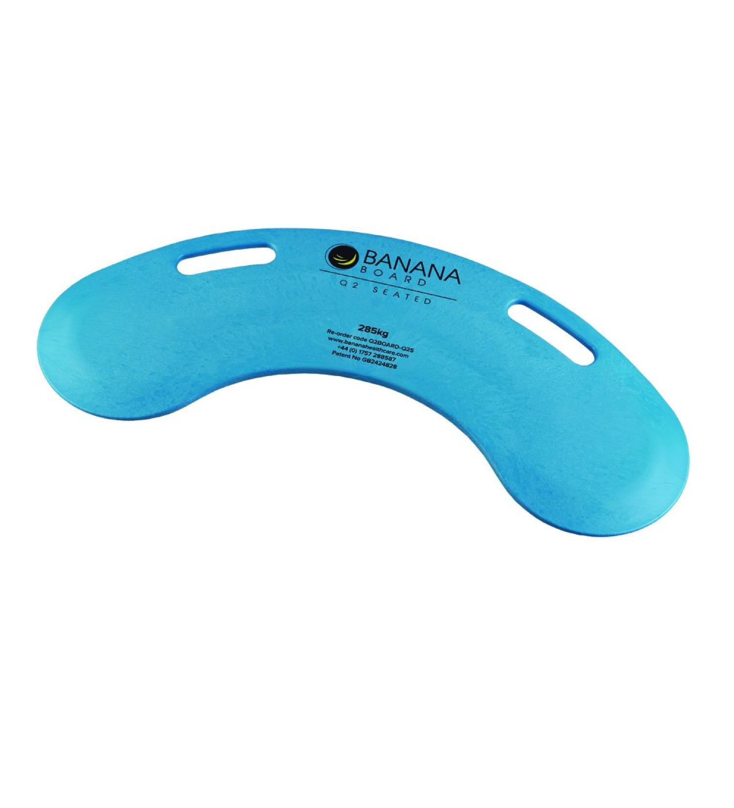 CareLine transfer board XXL in curve shape up to 285 kg blue