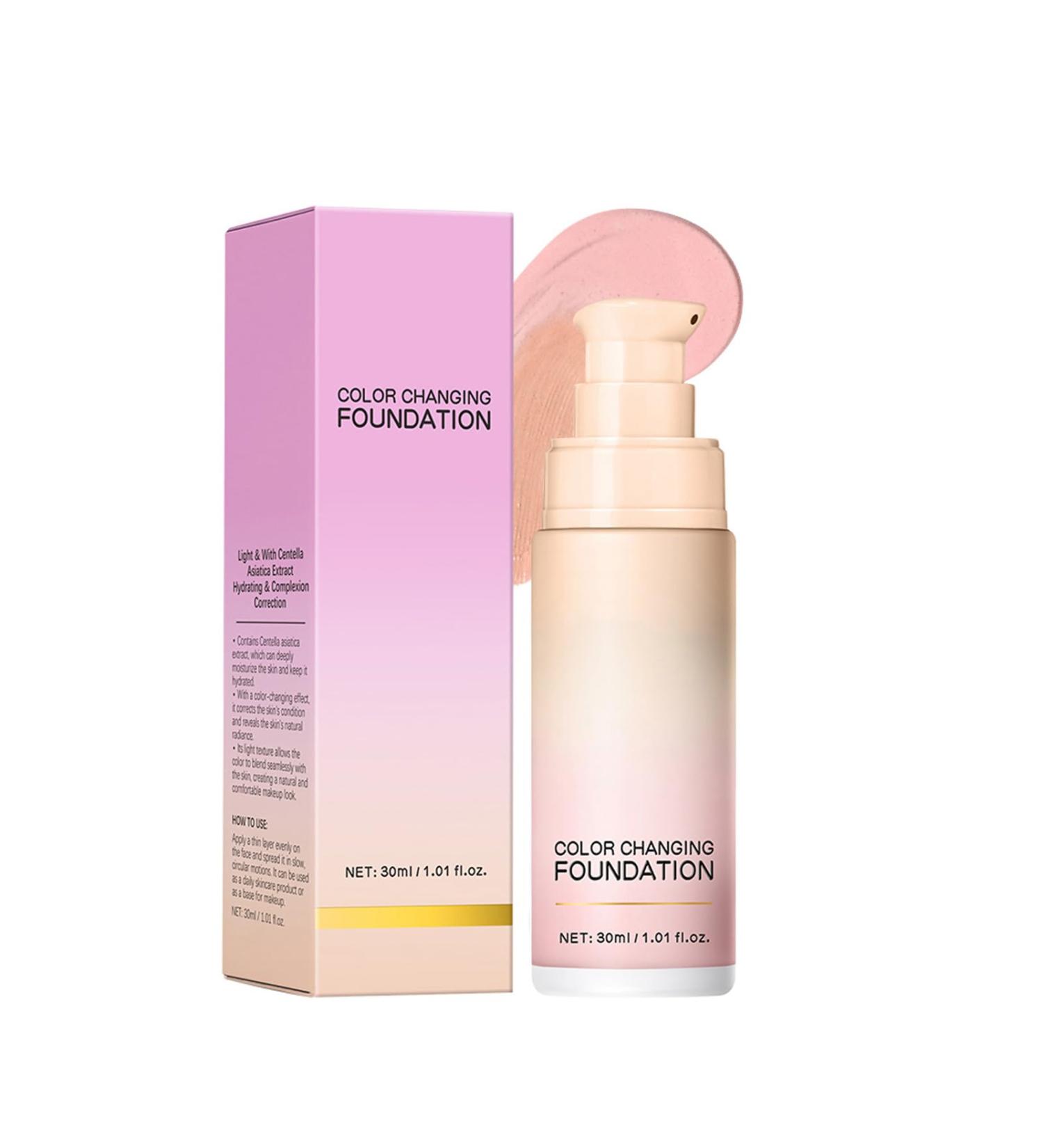 Couleur Changement Couleur Fondation Base Liquide Fondation Couverture Compl te Le Correcteur Cache Cache Les Rides Les Lignes Femmes Des Femmes Liquide Pour Le Maquillage Du - Buy Online on GoSupps.com